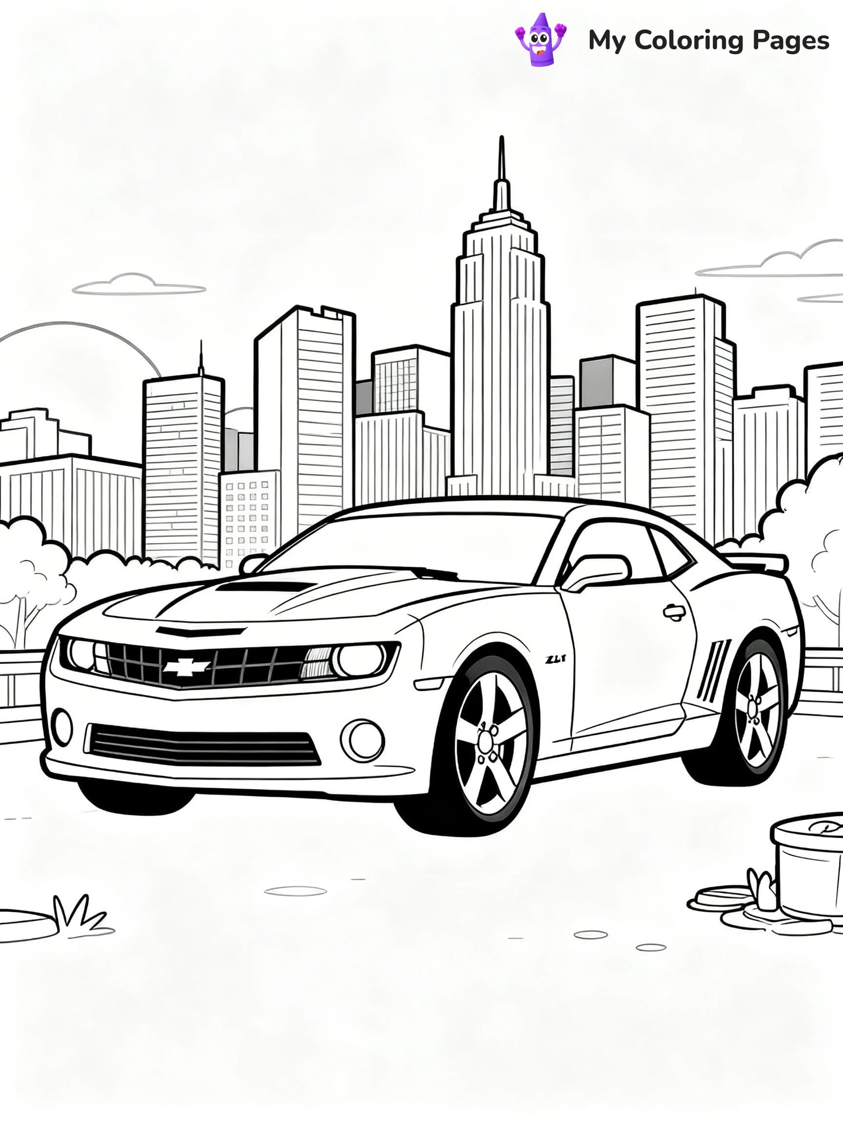 Camaro Coloring Pages - 15