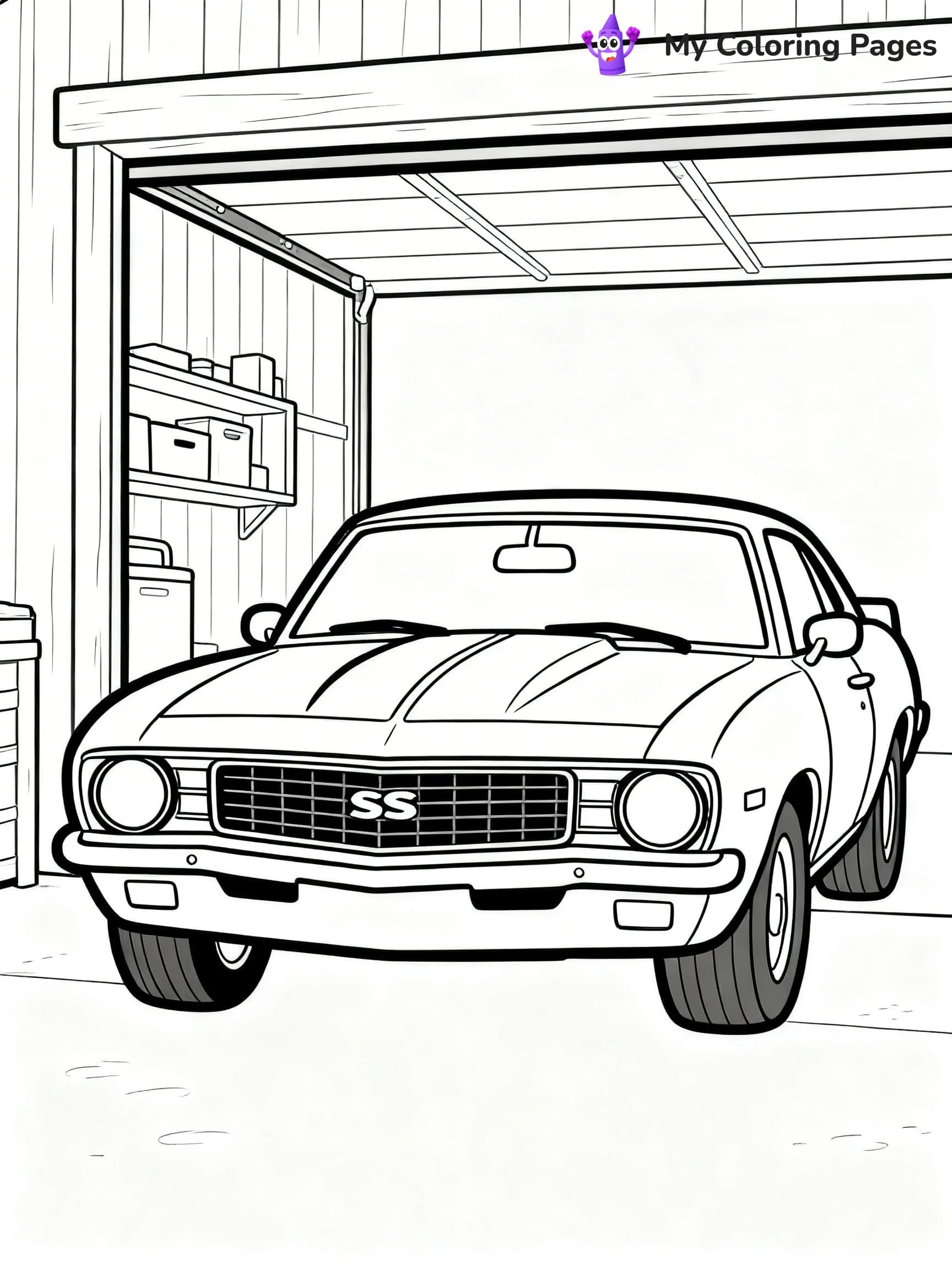 Camaro Coloring Pages - 13