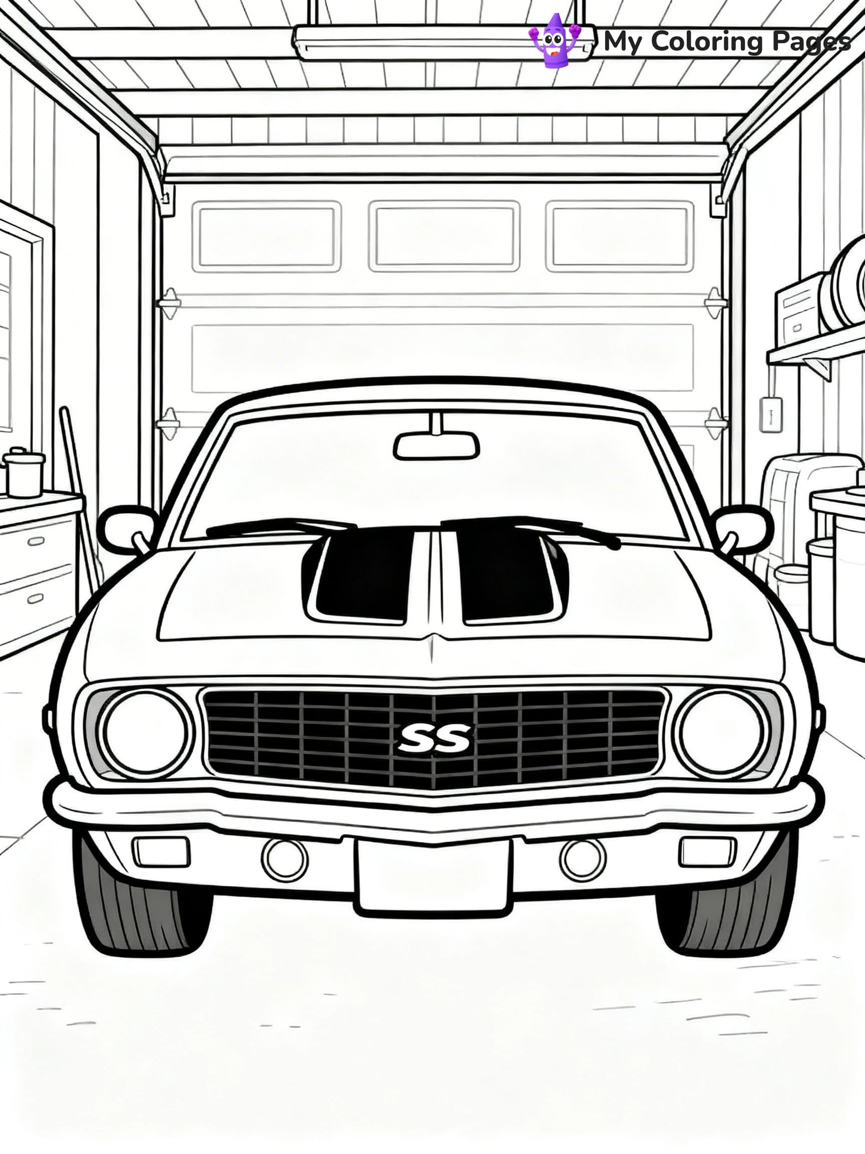 Camaro Coloring Pages - 12