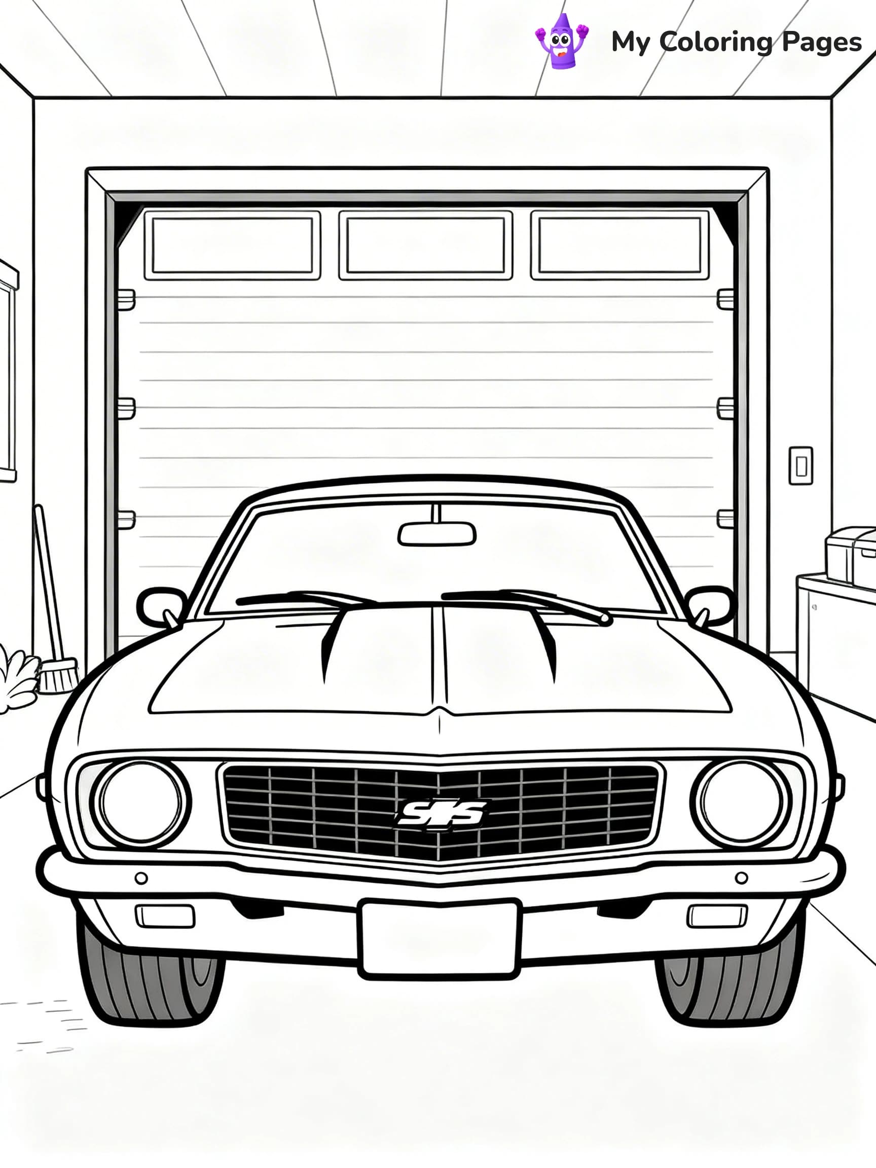 Camaro Coloring Pages - 9