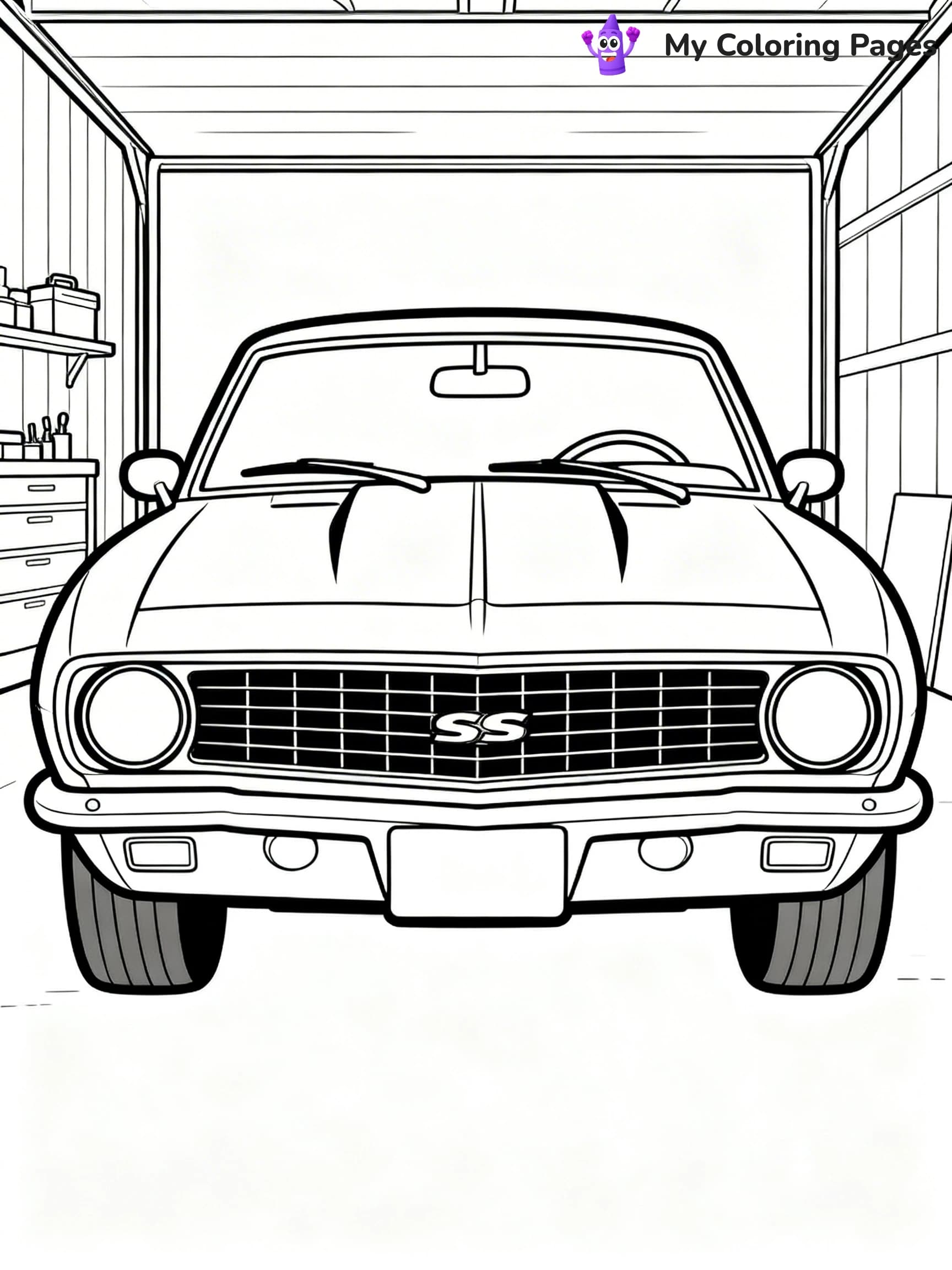 Camaro Coloring Pages - 8