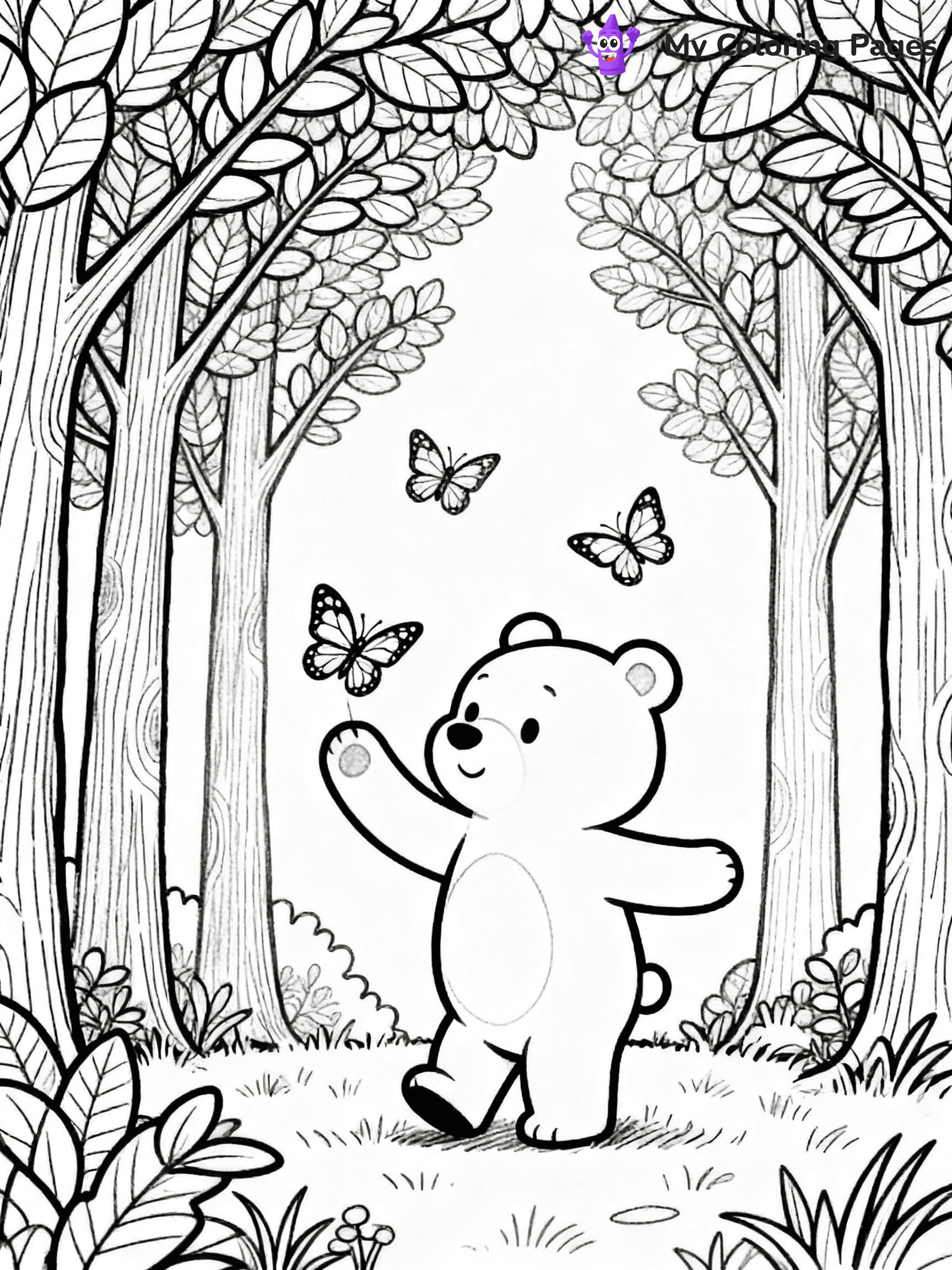 Bear Coloring Pages - 32