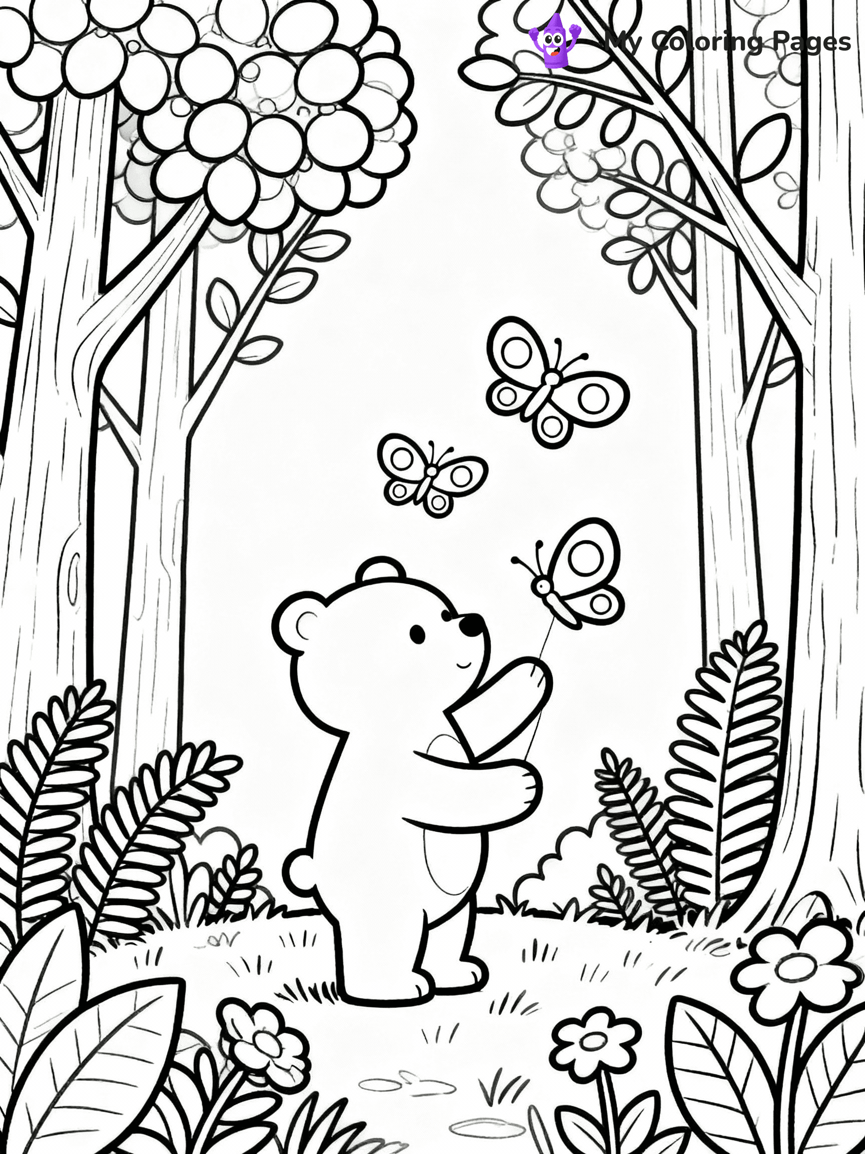 Bear Coloring Pages - 30