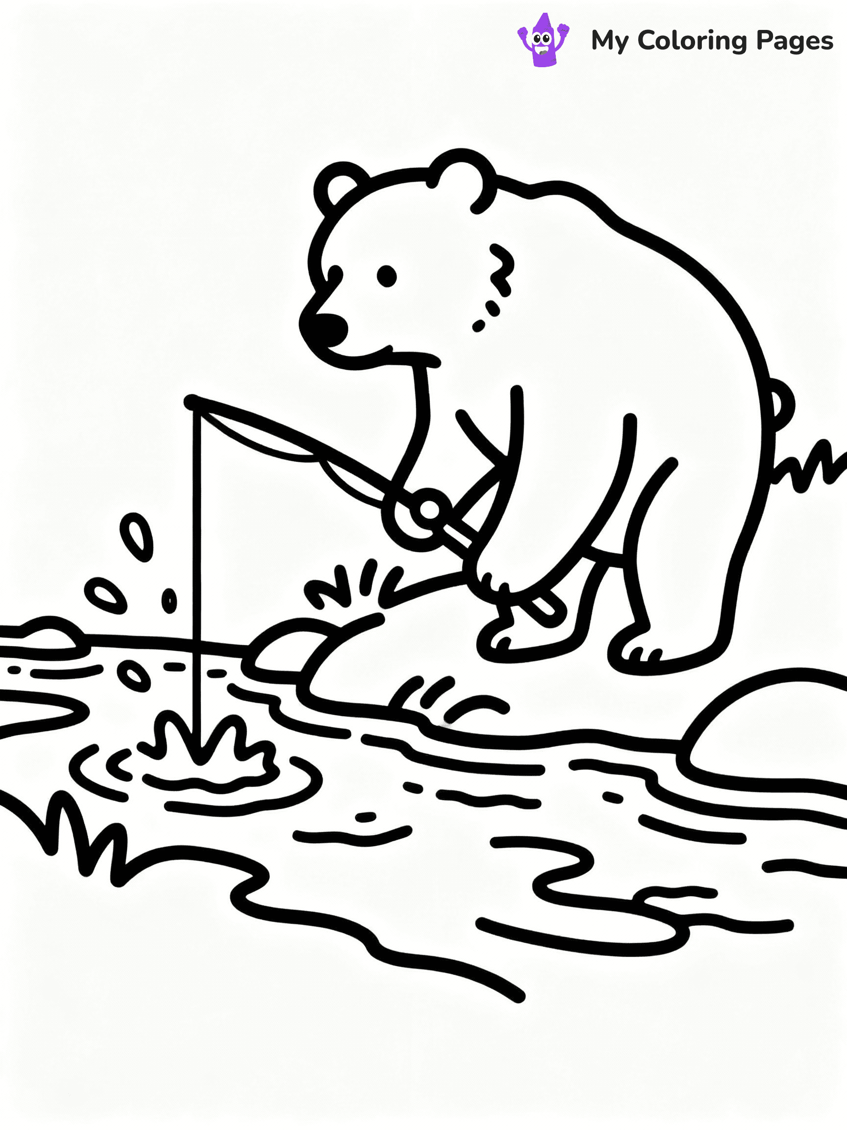 Bear Coloring Pages - 27