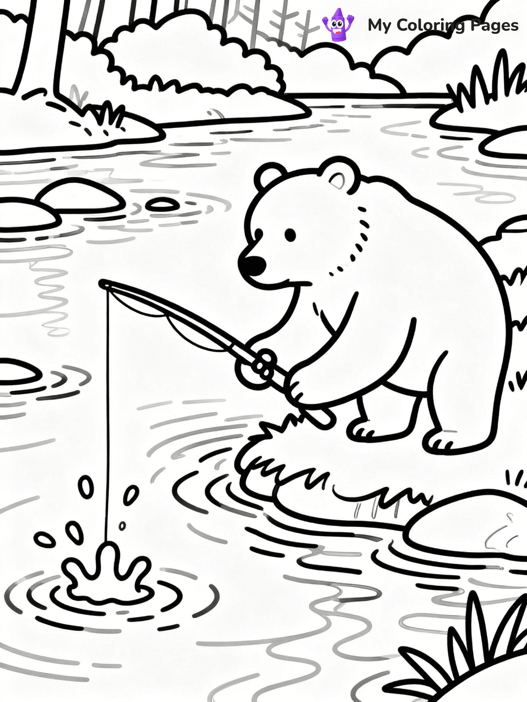 Bear Coloring Pages - 26