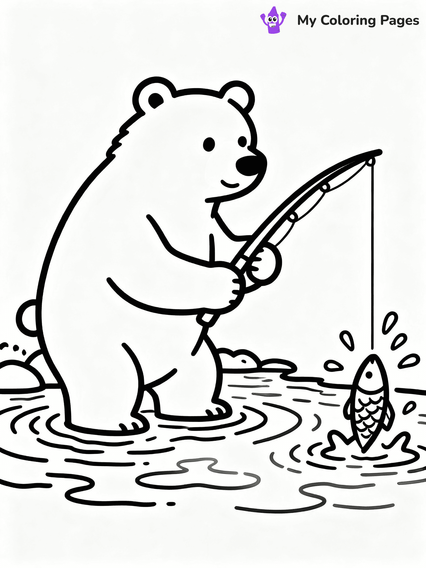 Bear Coloring Pages - 25