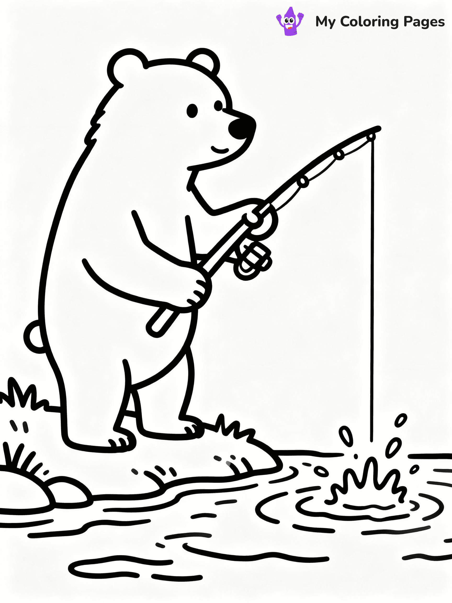 Bear Coloring Pages - 24