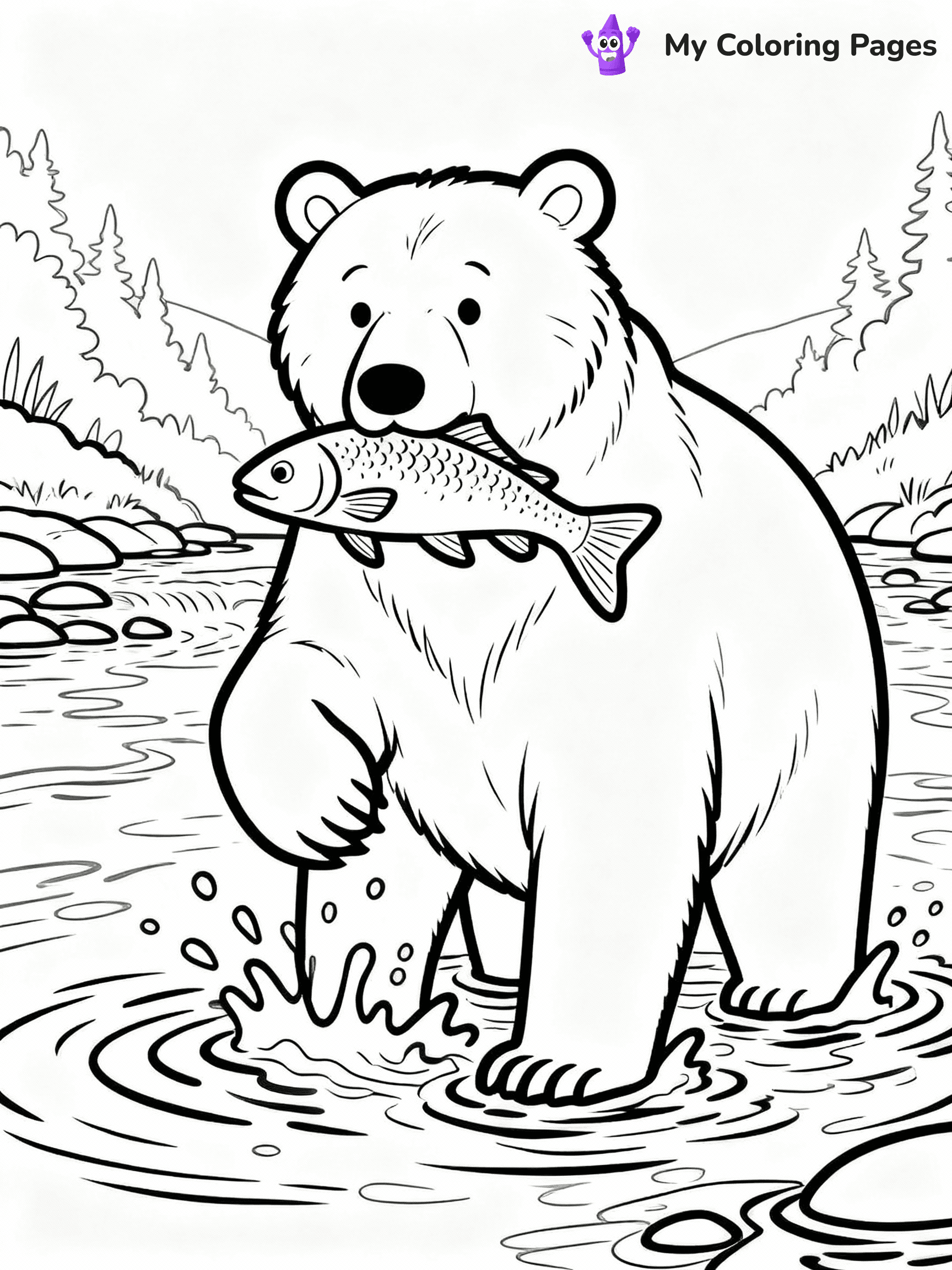 Bear Coloring Pages - 23