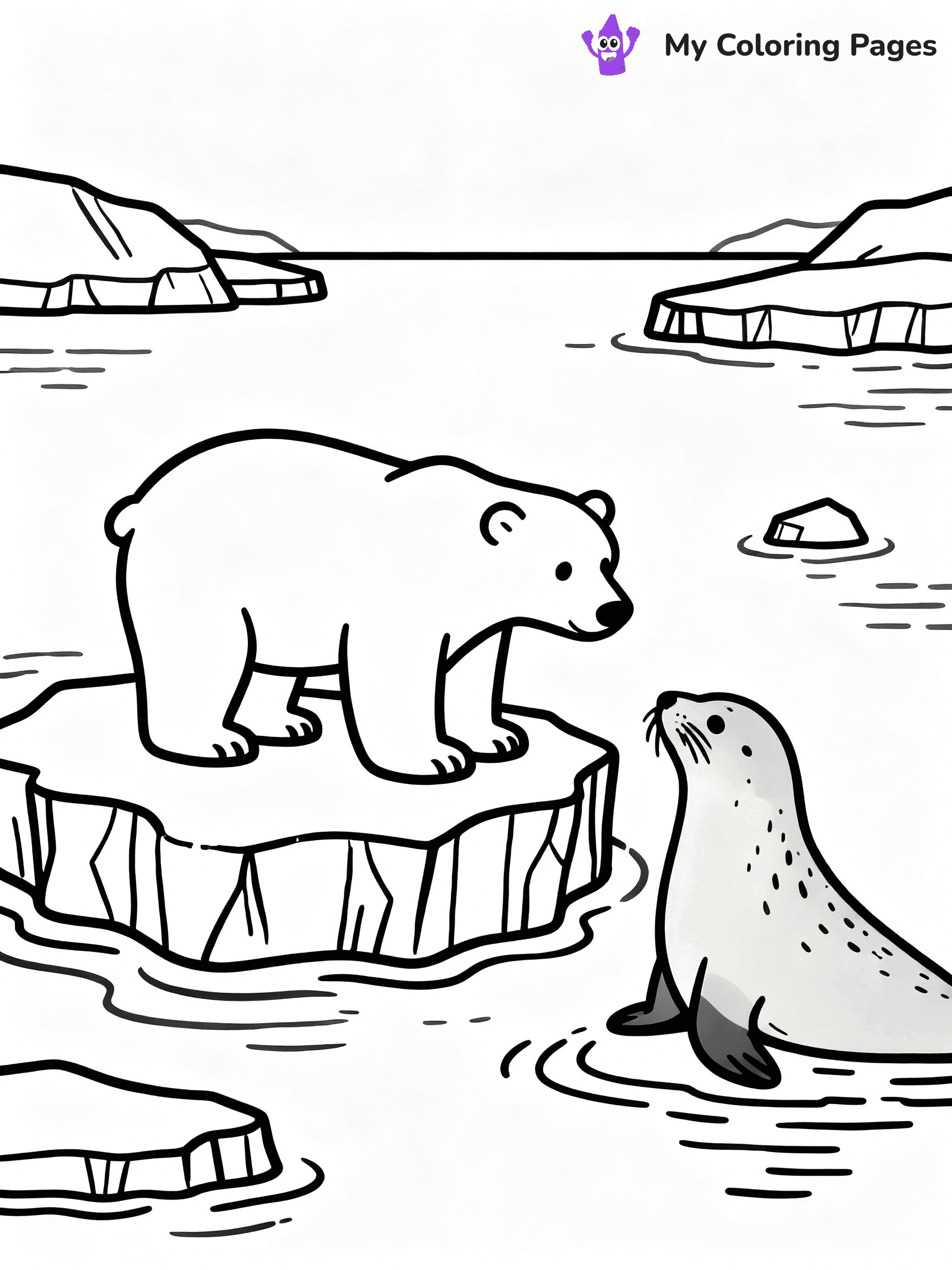 Bear Coloring Pages - 20