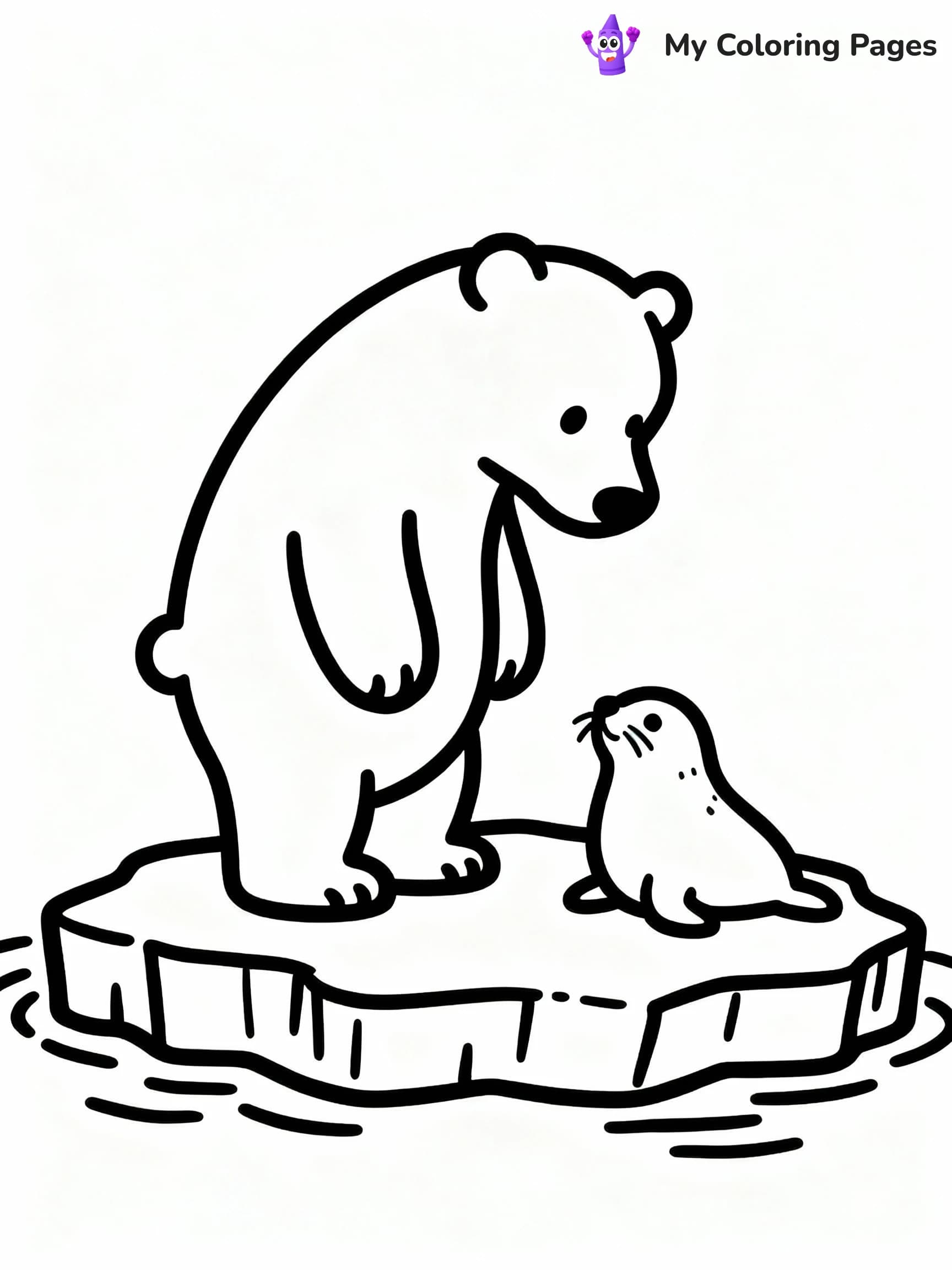 Bear Coloring Pages - 19