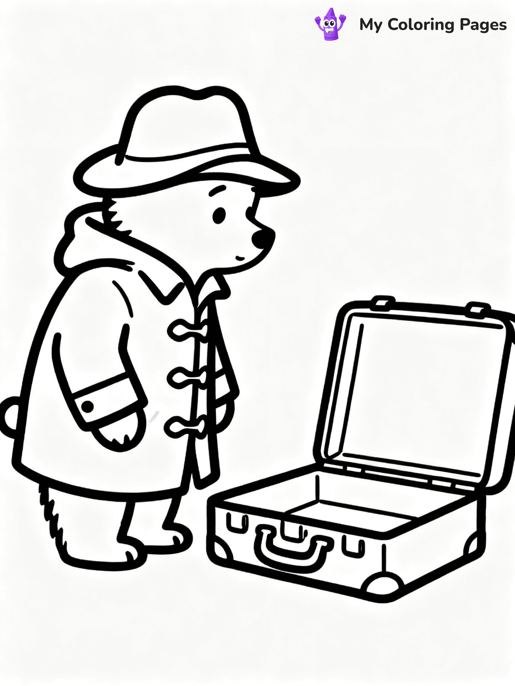 Bear Coloring Pages - 12