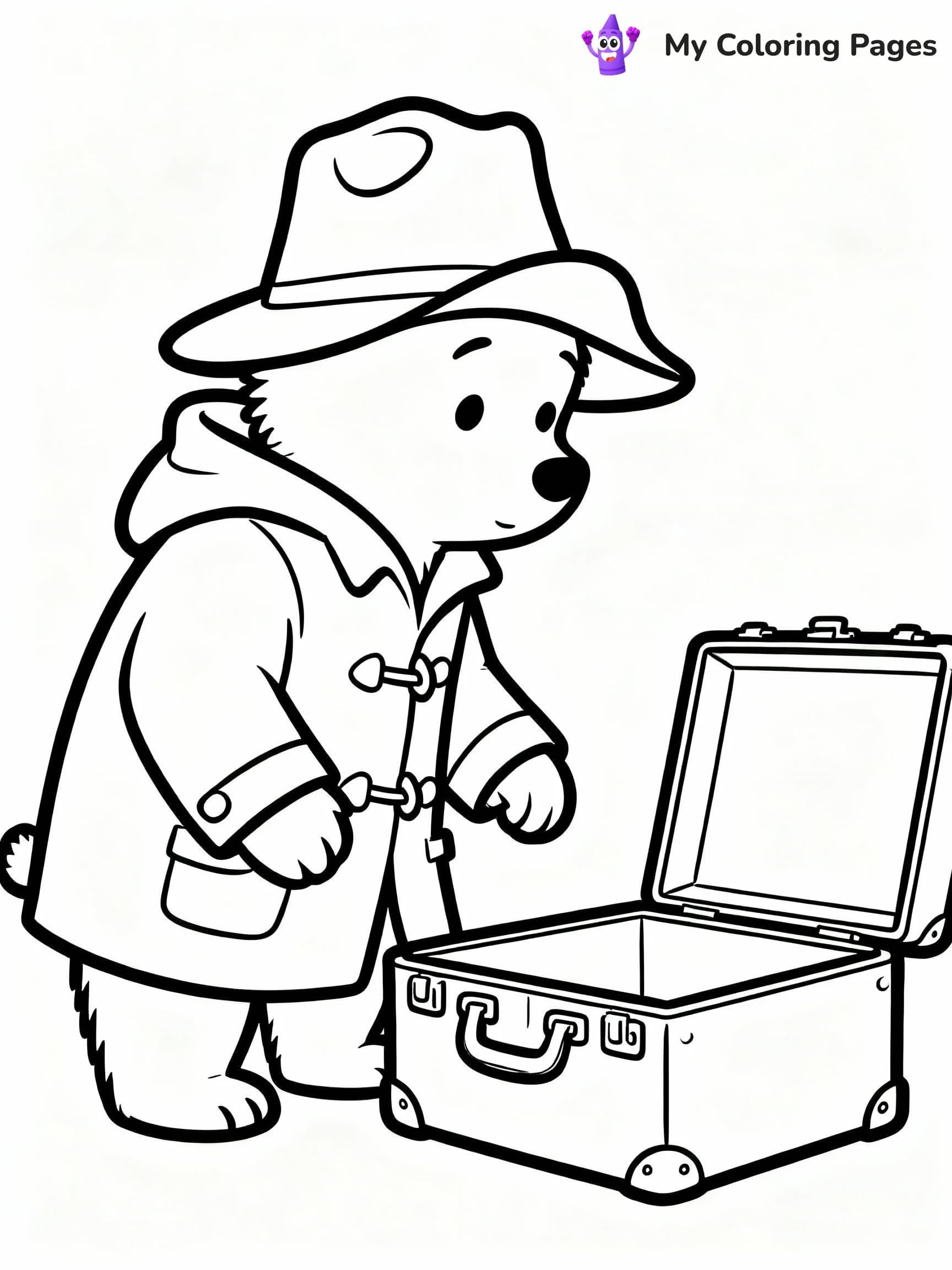 Bear Coloring Pages - 9