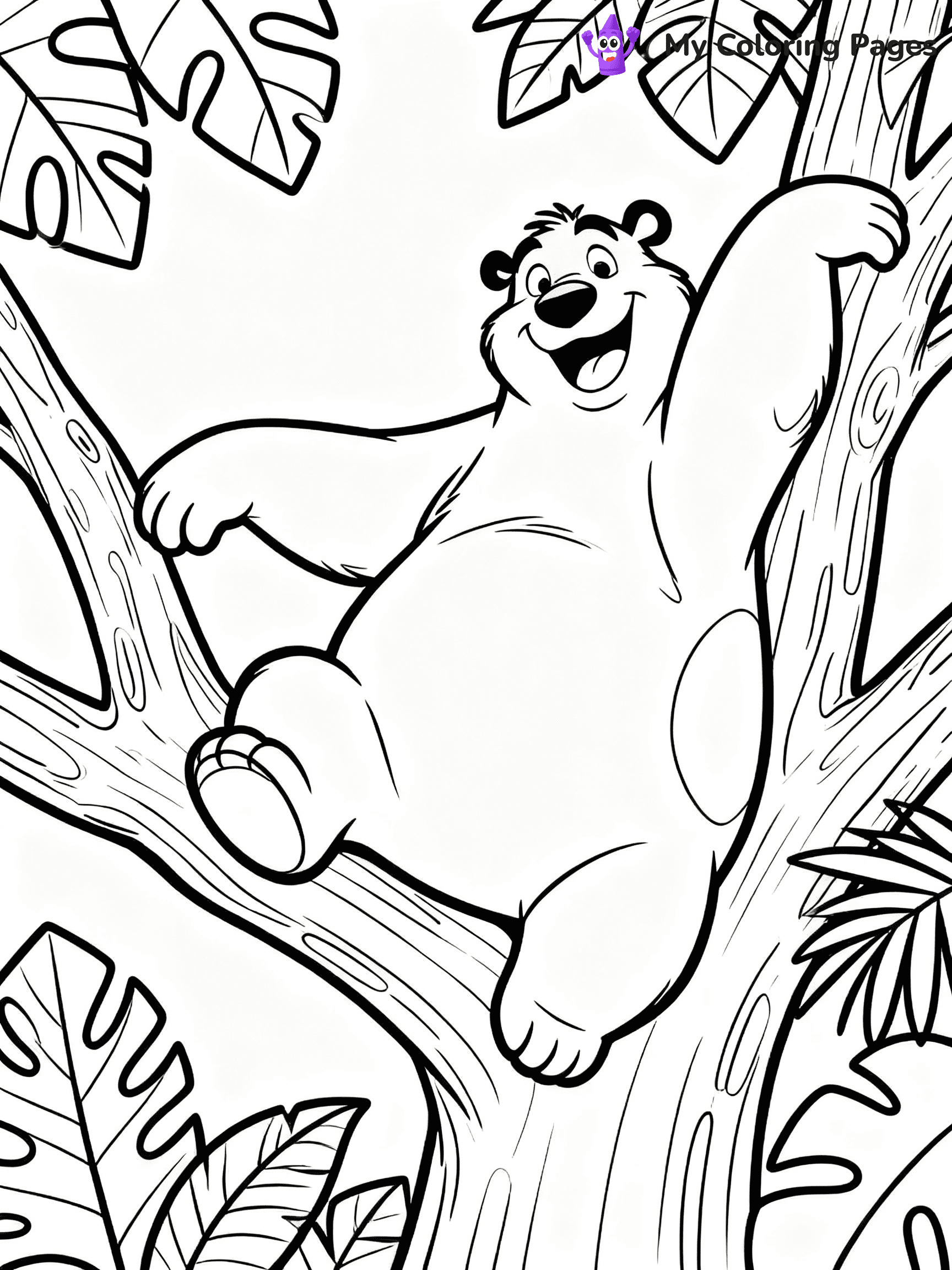 Bear Coloring Pages - 6