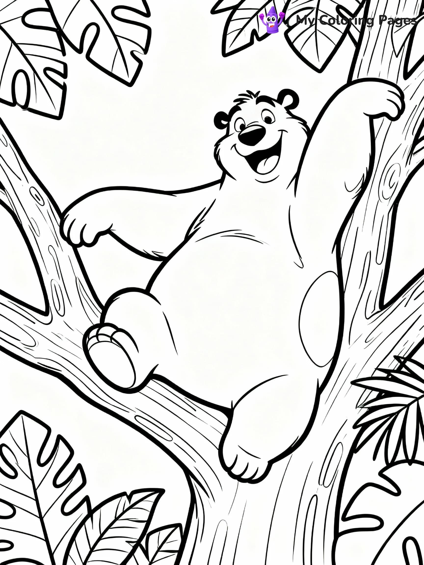 Bear Coloring Pages - 6