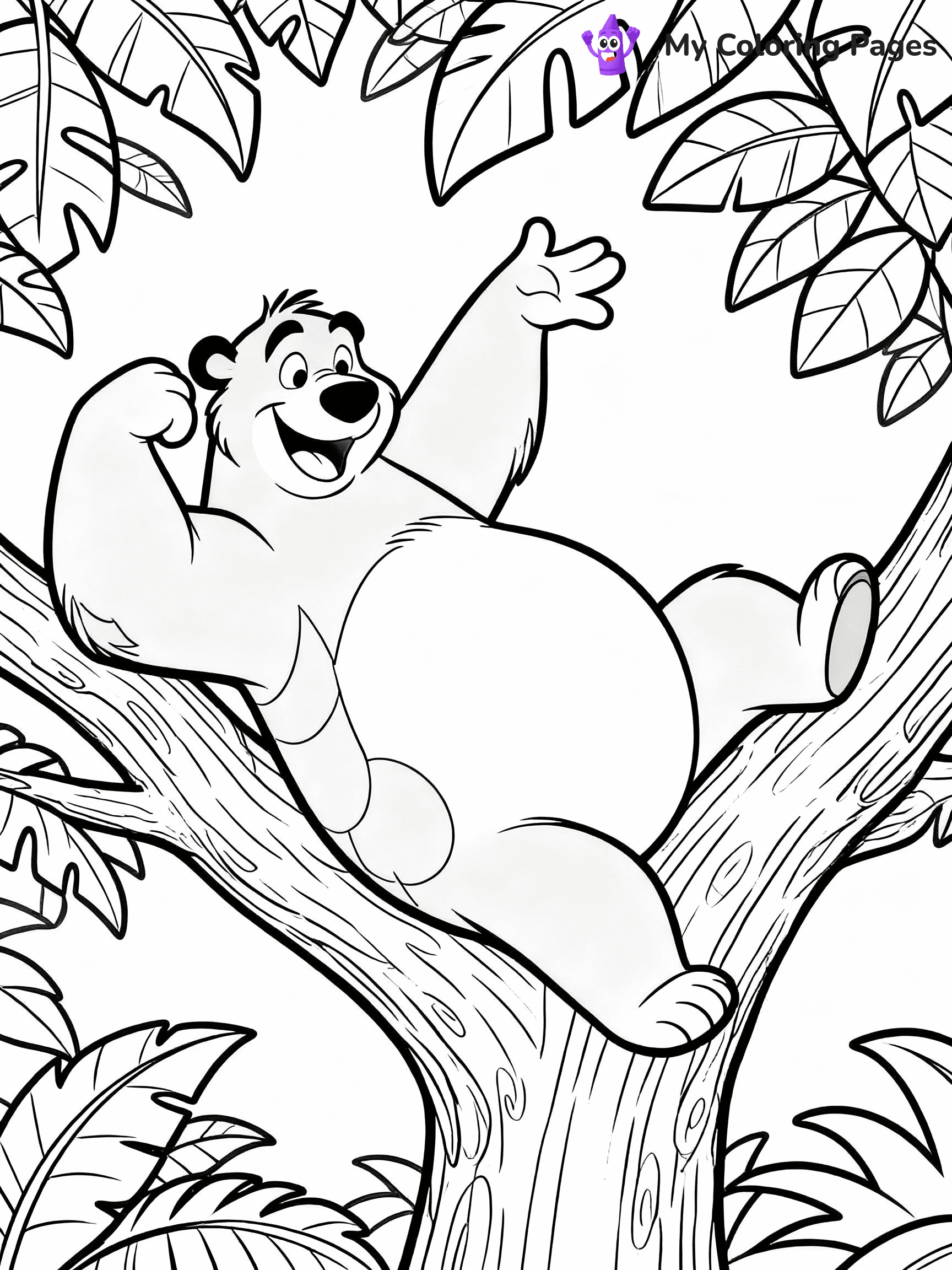 Bear Coloring Pages - 5