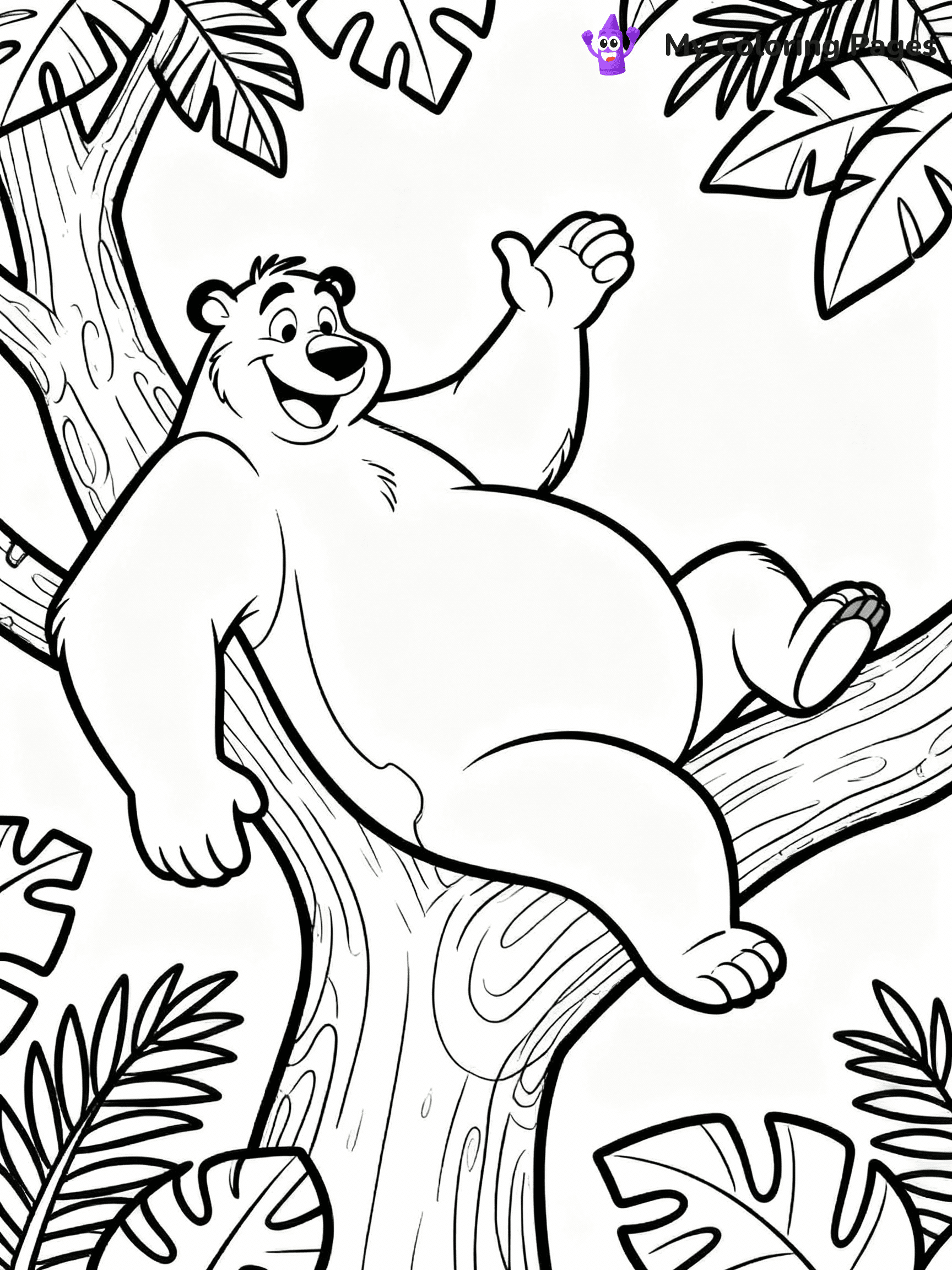 Bear Coloring Pages - 4