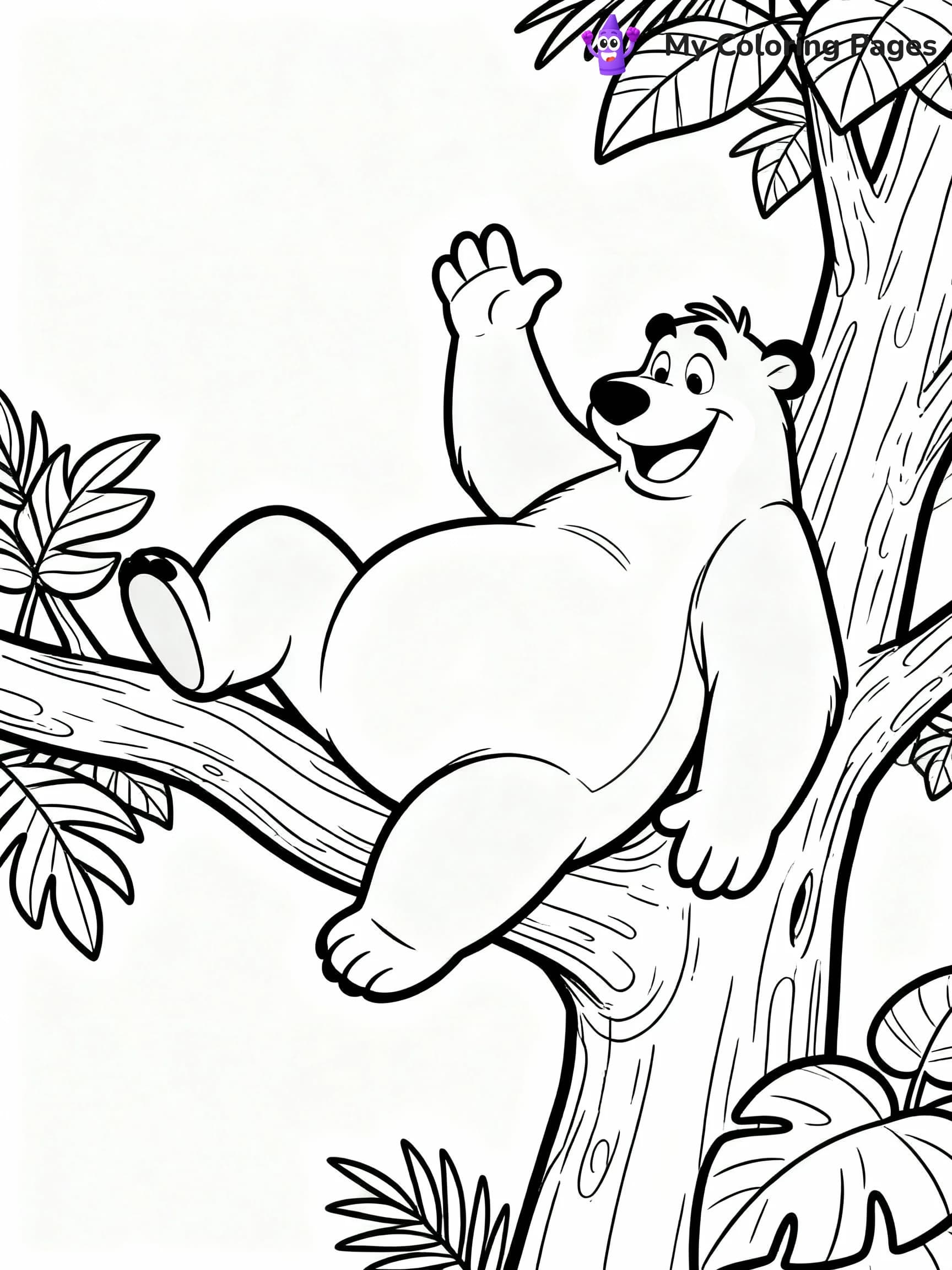 Bear Coloring Pages - 1