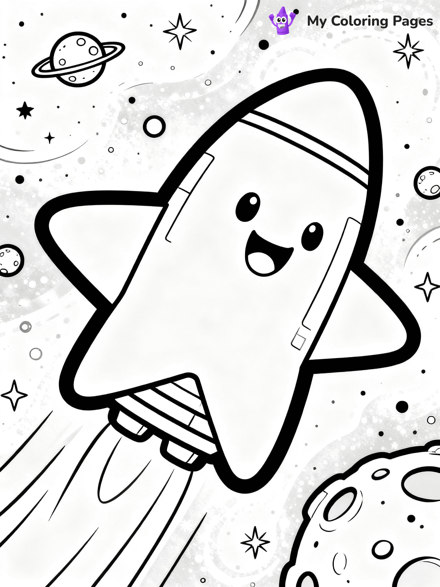 Spaceship Coloring Pages - 14