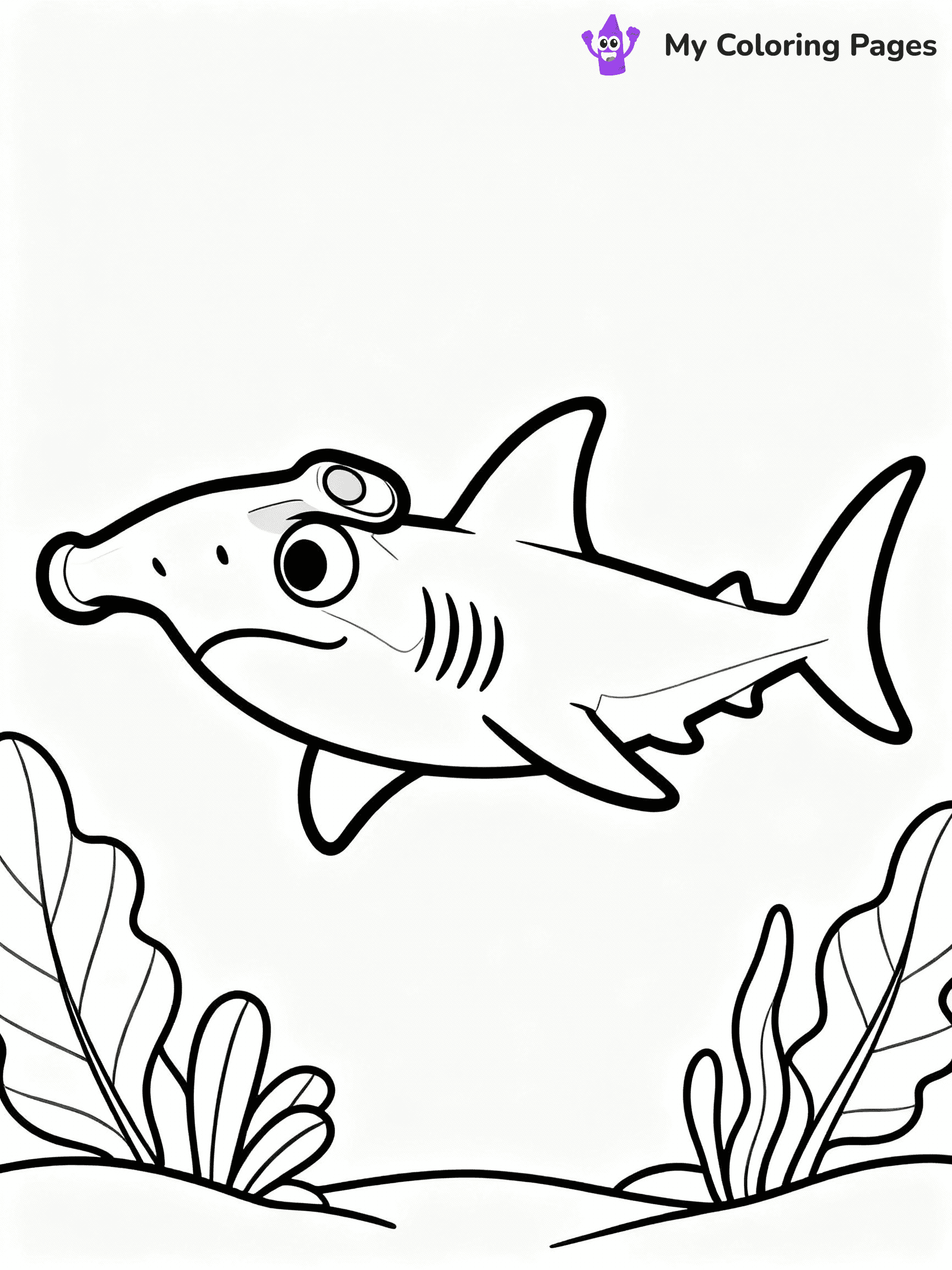 ⚠️ CRITICAL REQUIREMENT - ABSOLUTE BLACK AND WHITE ONLY ⚠️
This MUST be a BLACK AND WHITE line drawing ONLY. NO COLORS whatsoever.
- ONLY pure black lines (#000000) on pure white background (#FFFFFF)
- ABSOLUTELY NO colors, NO shading, NO gradients, NO grayscale
- If there are ANY colors in the output, the image is REJECTED
- This is a COLORING PAGE - meant to be COLORED IN by children
- The output must be UNCOLORED line art ready for coloring
⚠️ SUBJECT TO DRAW: Hammerhead shark swimming, wide eyes, unique head shape, ocean plants in the background, cartoon style
(REMEMBER: Output must be BLACK AND WHITE line art only, NOT colored!)
# COLORING PAGE: BLACK OUTLINES ONLY - WHITE BACKGROUND MANDATORY
Create a **coloring book page** using EXACTLY two values: black lines, white space.
## NON-NEGOTIABLE BINARY RULES
- **ONLY #000000 (black) and #FFFFFF (white)** - NO other values exist
- **EVERY PIXEL = BLACK OR WHITE** - no gray/shading/antialiasing
- **WHITE BACKGROUND MANDATORY** - entire canvas stays white
- **ALL SHAPES HOLLOW** - everything is empty outlines waiting to be colored
- **FORBIDDEN:** fills, shading, gradients, patterns, textures, colors
- **NO SOLID REGIONS** - if it's not a thin line, it's wrong
## Universal Line Standards
- Black outlines ONLY - thin, uniform weight
- Every shape completely empty inside
- Closed contours suitable for coloring
- Simple flat illustration - zero depth/3D/realism
- **Style:** Whimsical Doodle Art Alley - rounded, friendly outlines (unless specified)
## Everything = Outline Only
- Characters/animals: hollow shapes
- Objects/clothing: empty contours
- Backgrounds/scenery: line work only
- Natural elements: outlined forms
- Dark/night areas: don't exist (use outlined symbols)
- Textures/patterns: convert to simple lines
## The Test
Can a child color EVERY white space with crayons? If any area is pre-filled/shaded/gray or colored in, it FAILS. Every shape must be waiting to receive color.
**FINAL OUTPUT**: Binary coloring page. Black lines define shapes. White spaces ready for coloring. Nothing else exists. No exceptions. Print-ready.
⚠️ FINAL REMINDER: Draw the subject "Hammerhead shark swimming, wide eyes, unique head shape, ocean plants in the background, cartoon style" as BLACK AND WHITE line art. Zero colors in output.