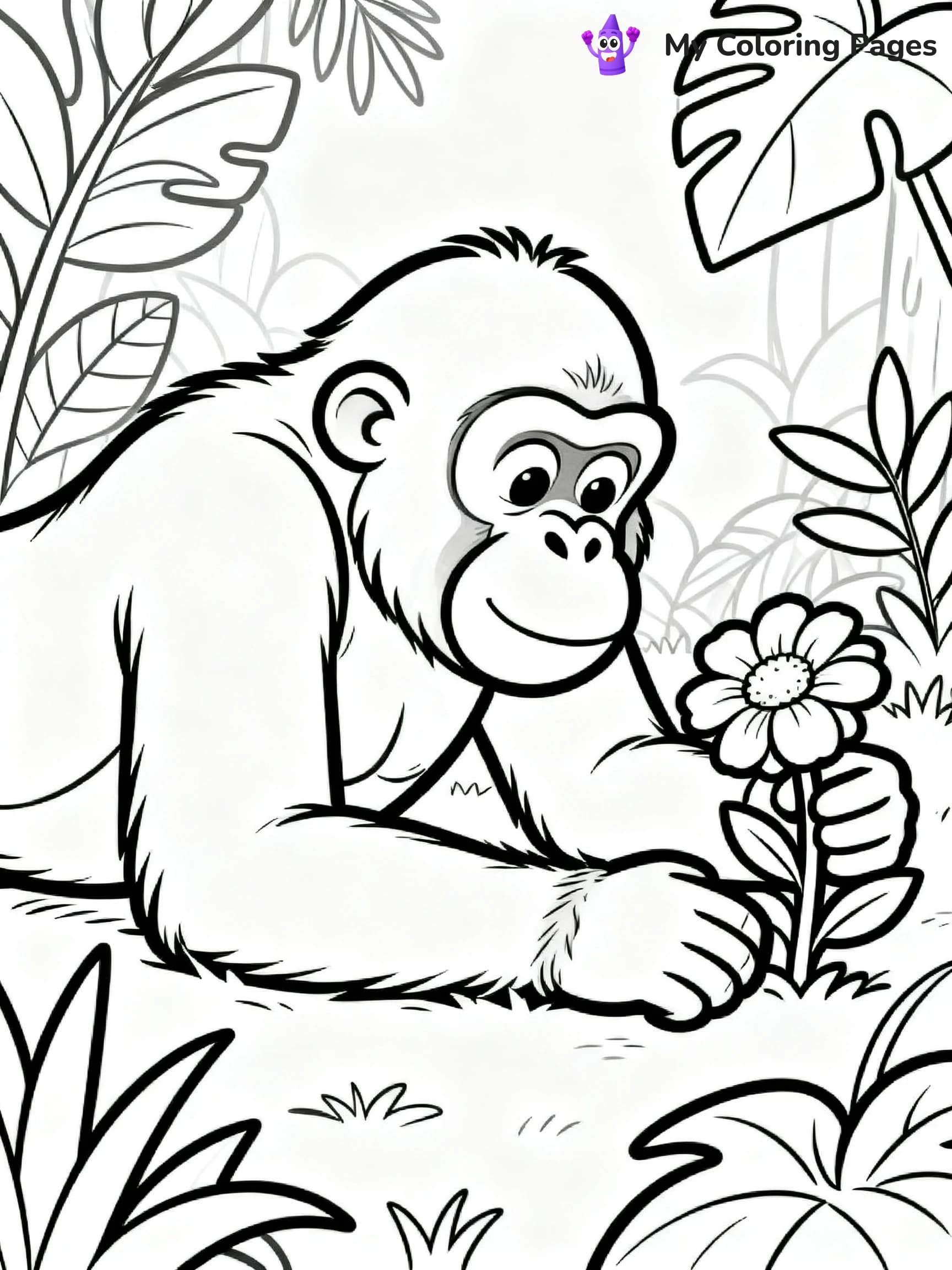 Orangutan Coloring Pages - 11