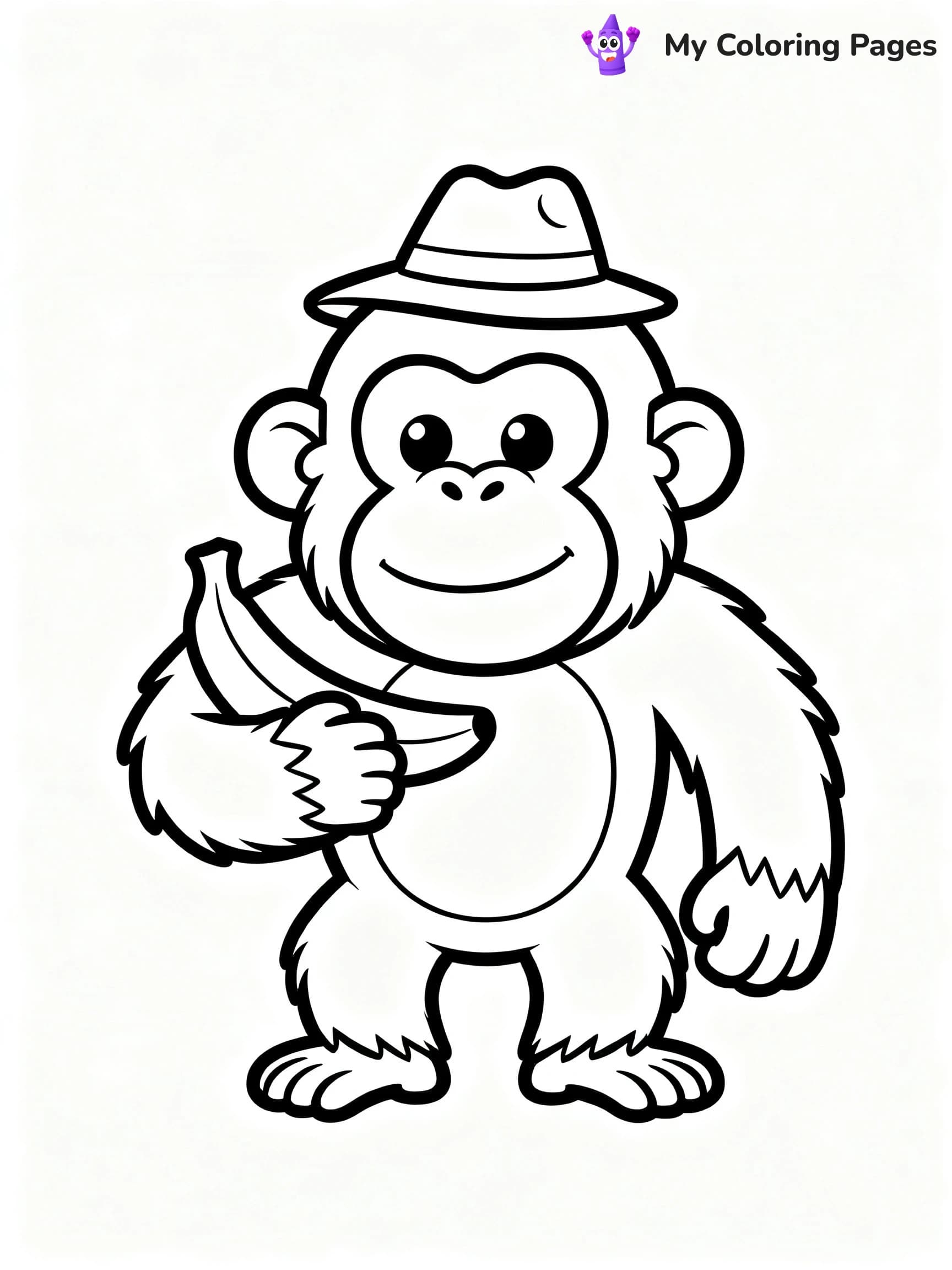 Orangutan Coloring Pages - 6