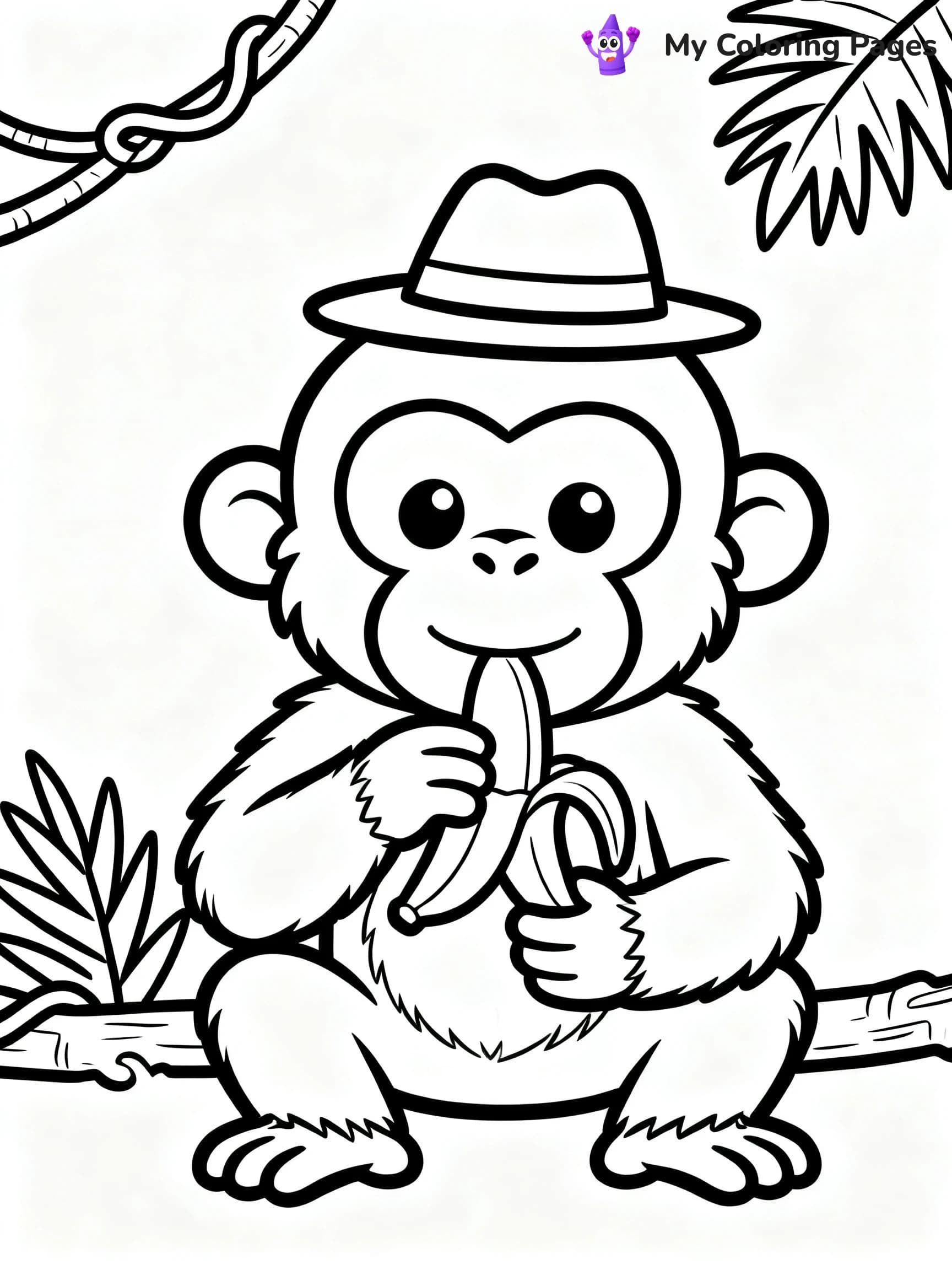 Orangutan Coloring Pages - 5