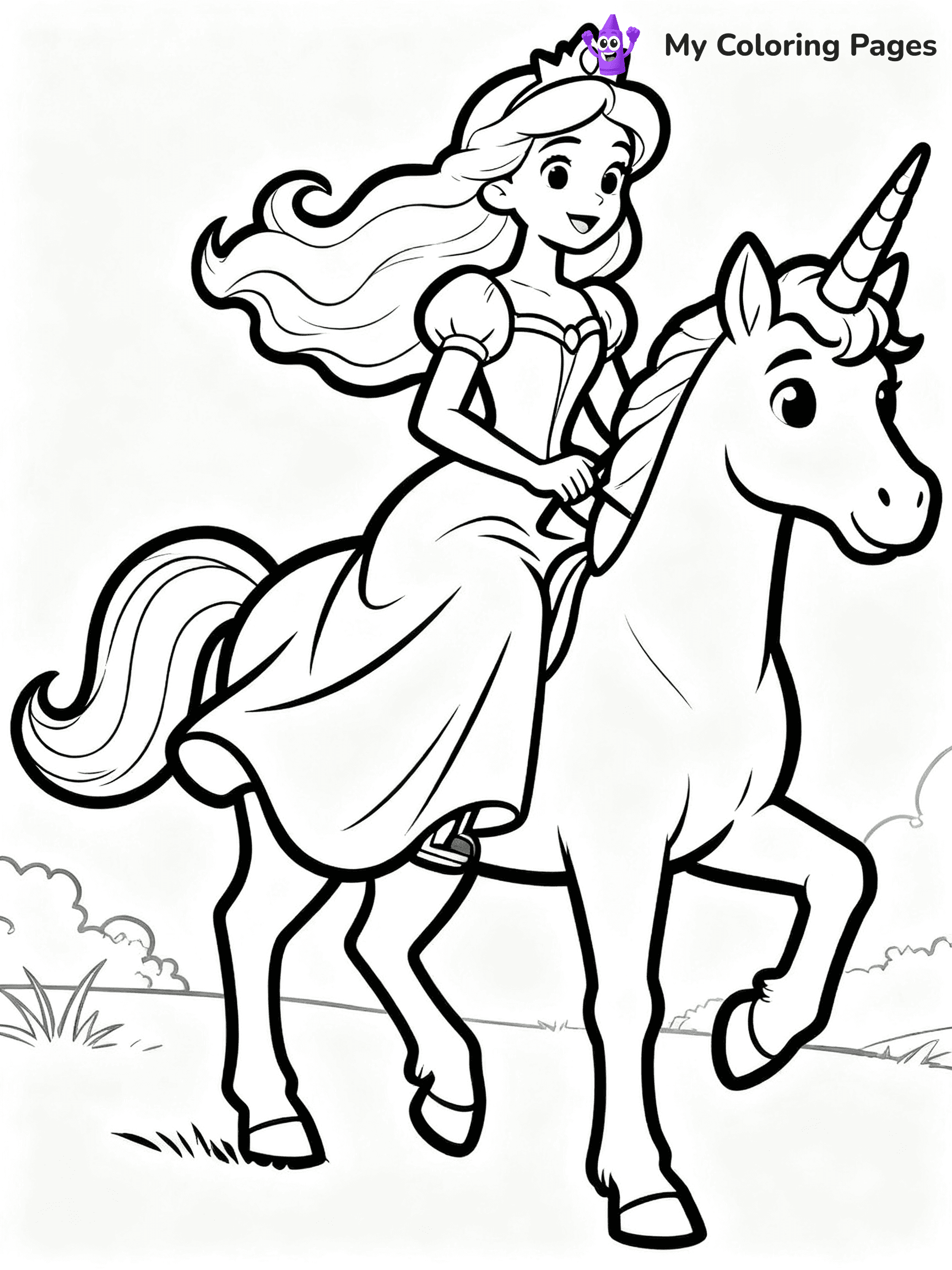 Princess Coloring Pages - 22