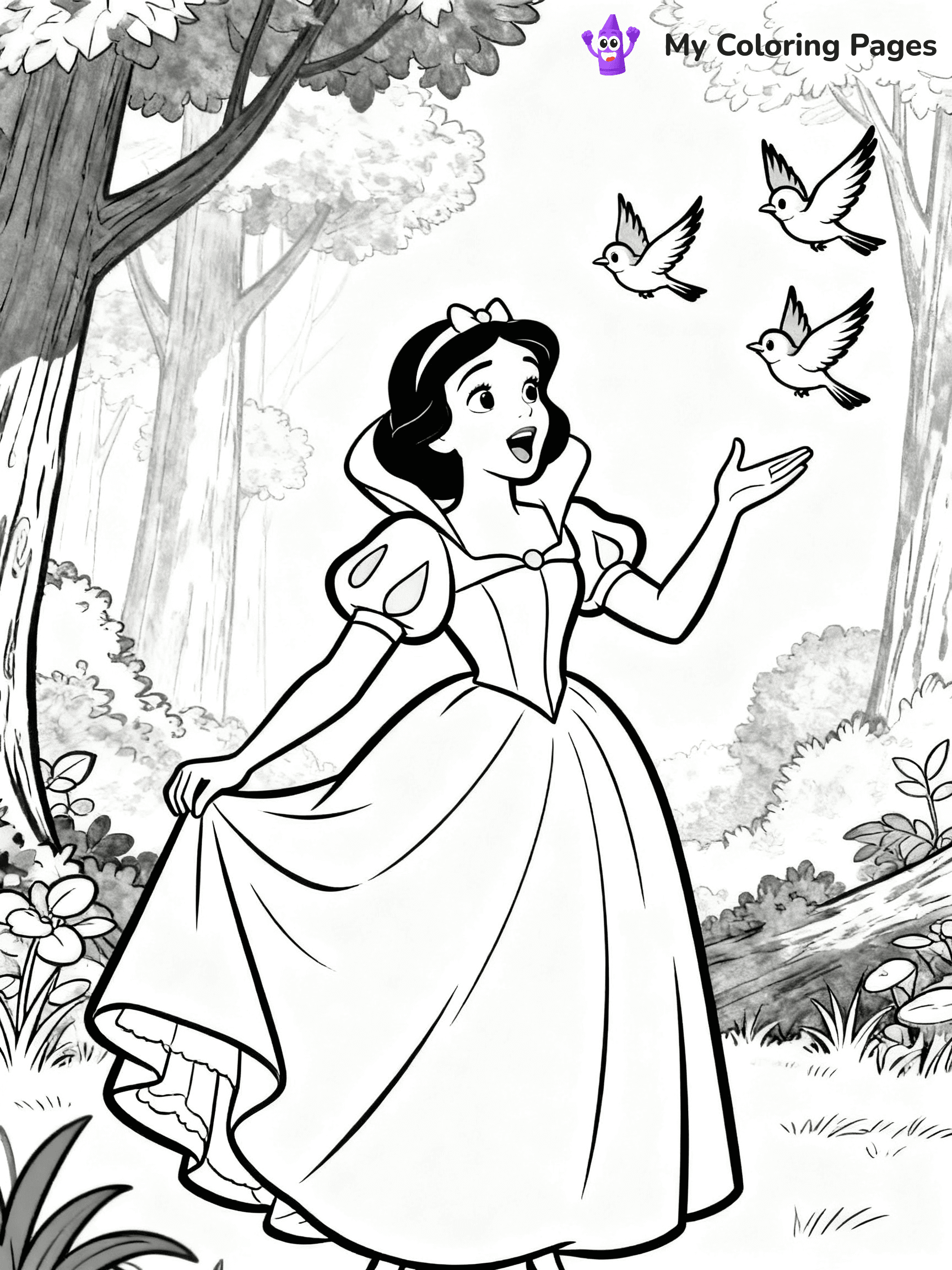 Princess Coloring Pages - 20
