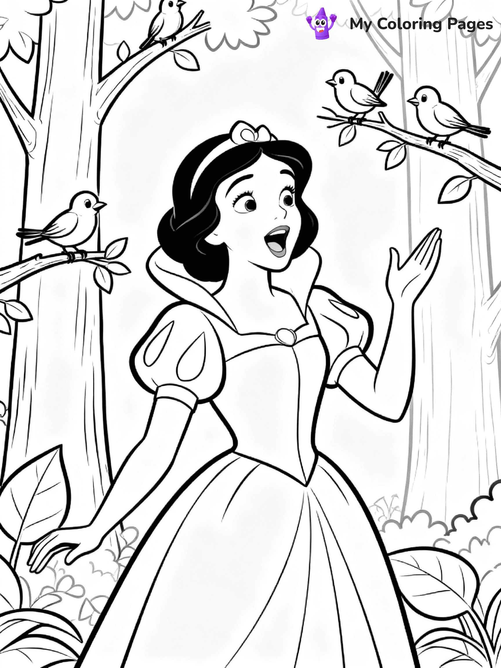 Princess Coloring Pages - 19