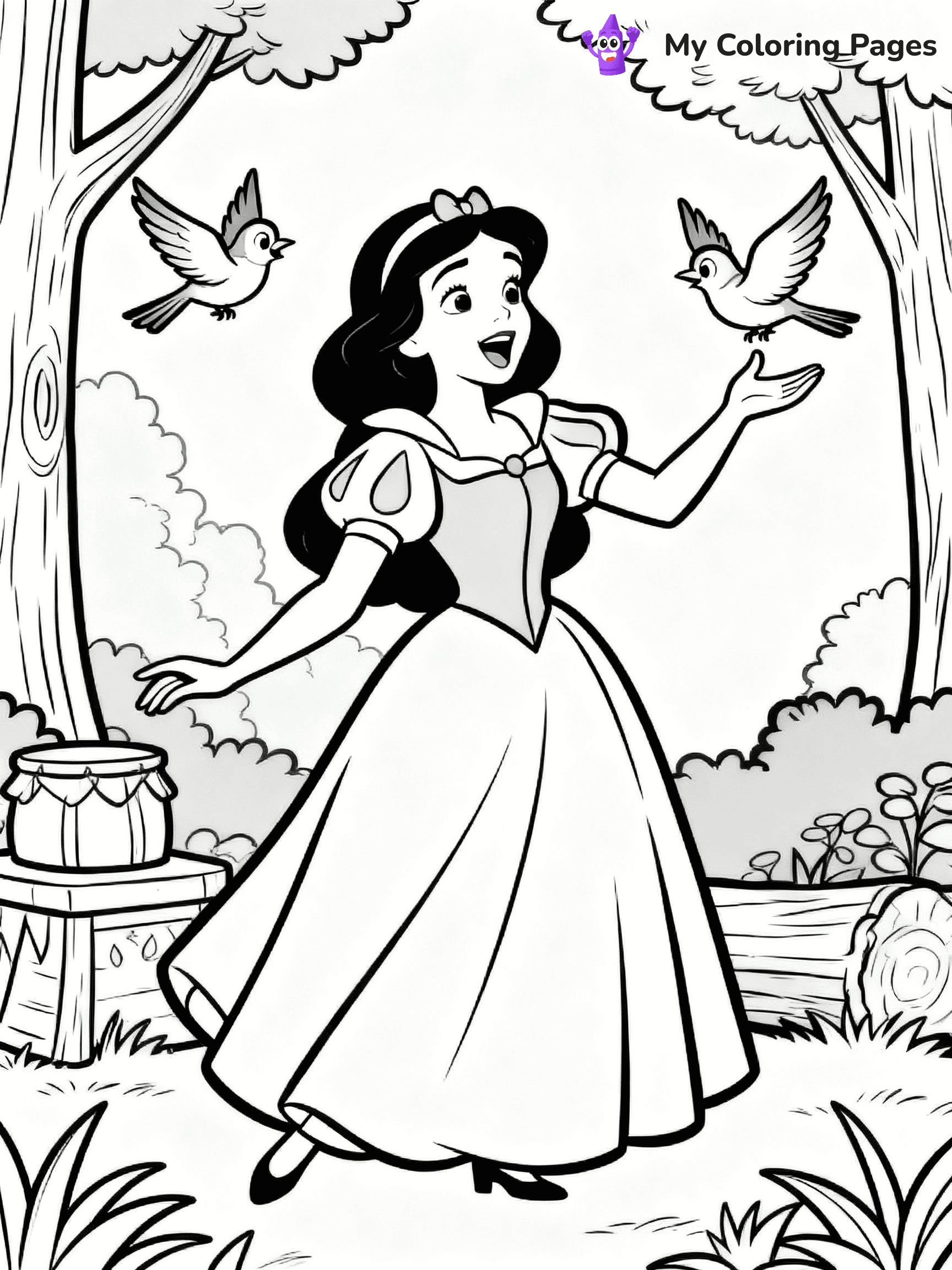 Princess Coloring Pages - 18