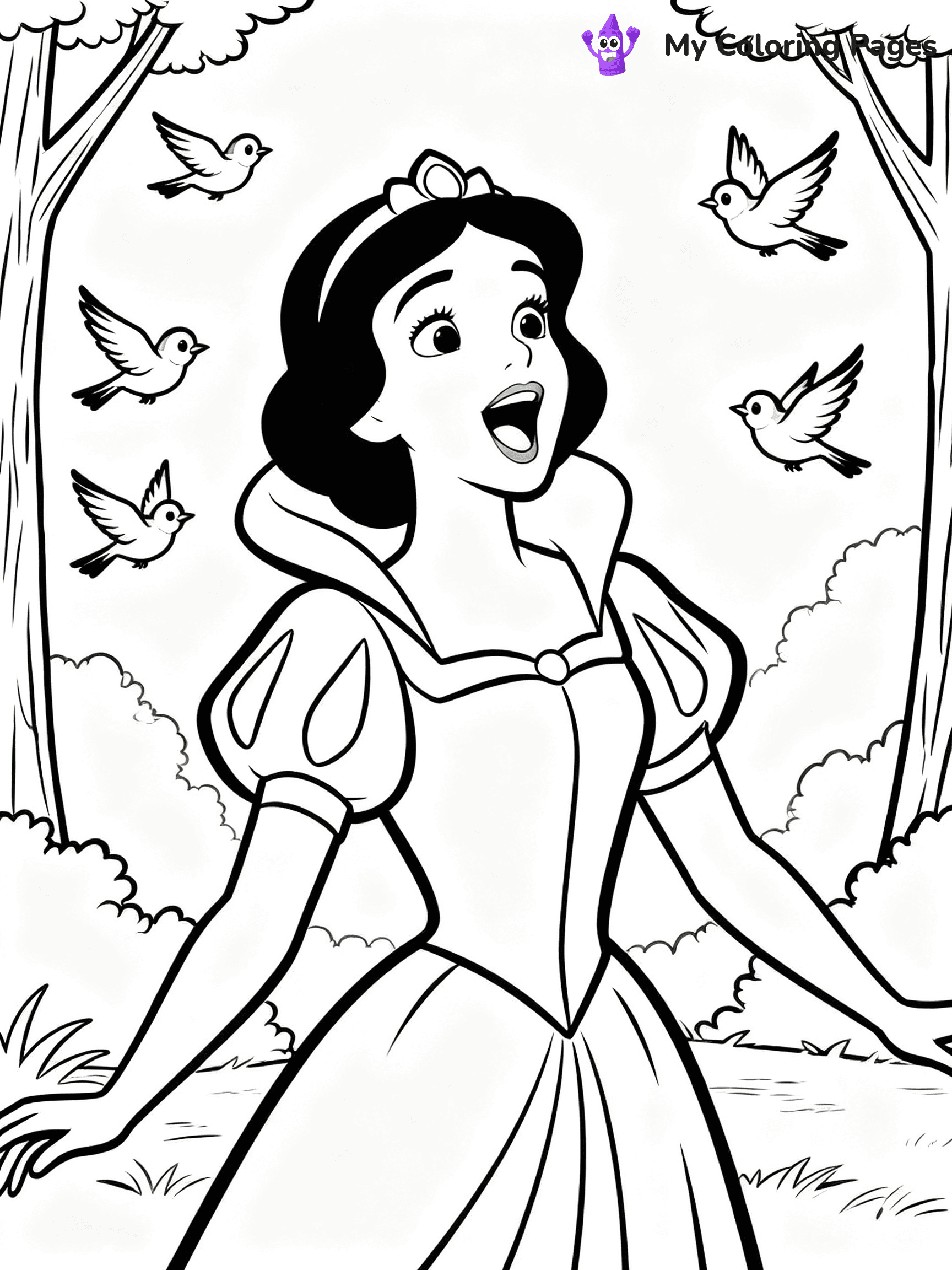 Princess Coloring Pages - 17