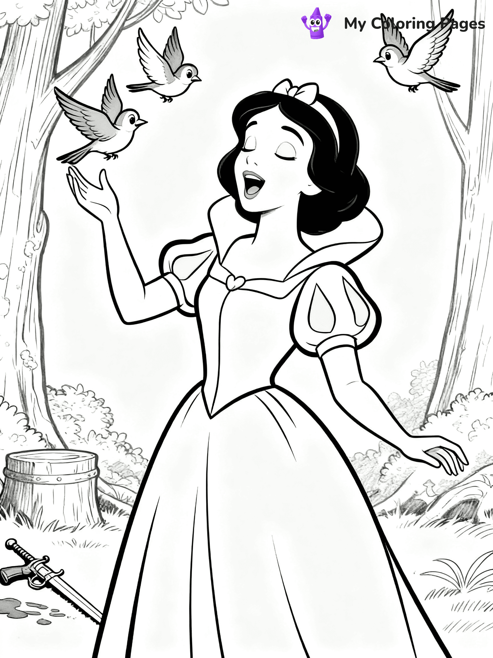 Princess Coloring Pages - 16
