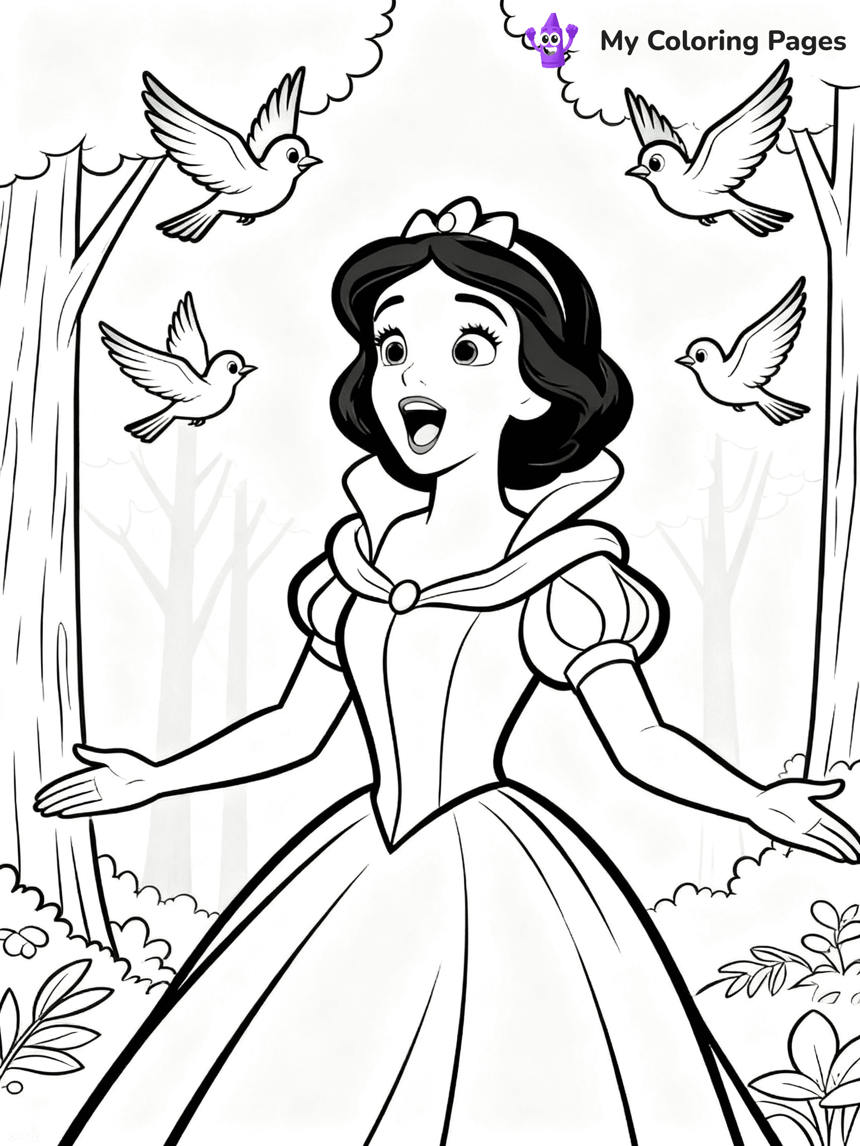 Princess Coloring Pages - 15
