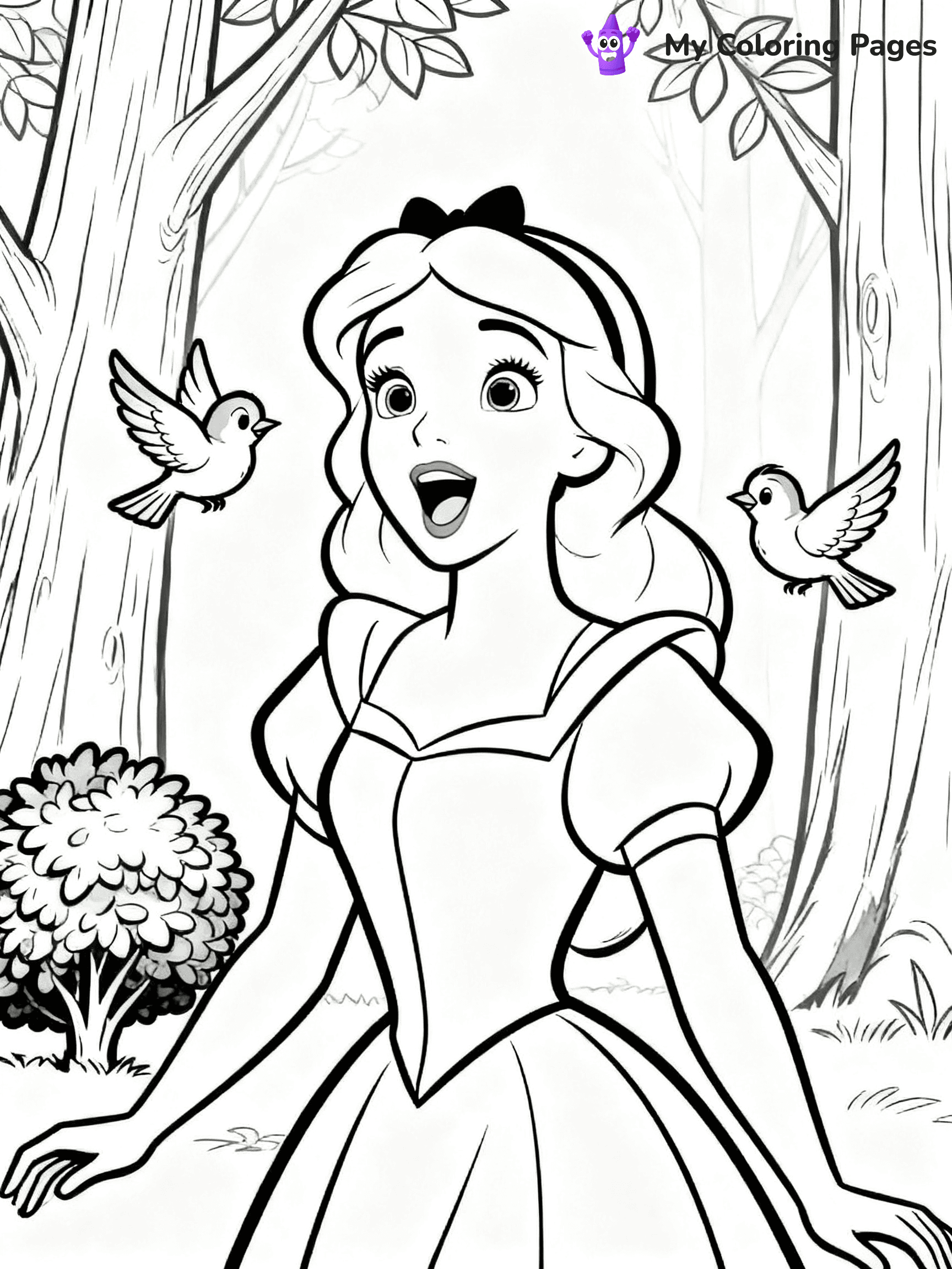 Princess Coloring Pages - 14
