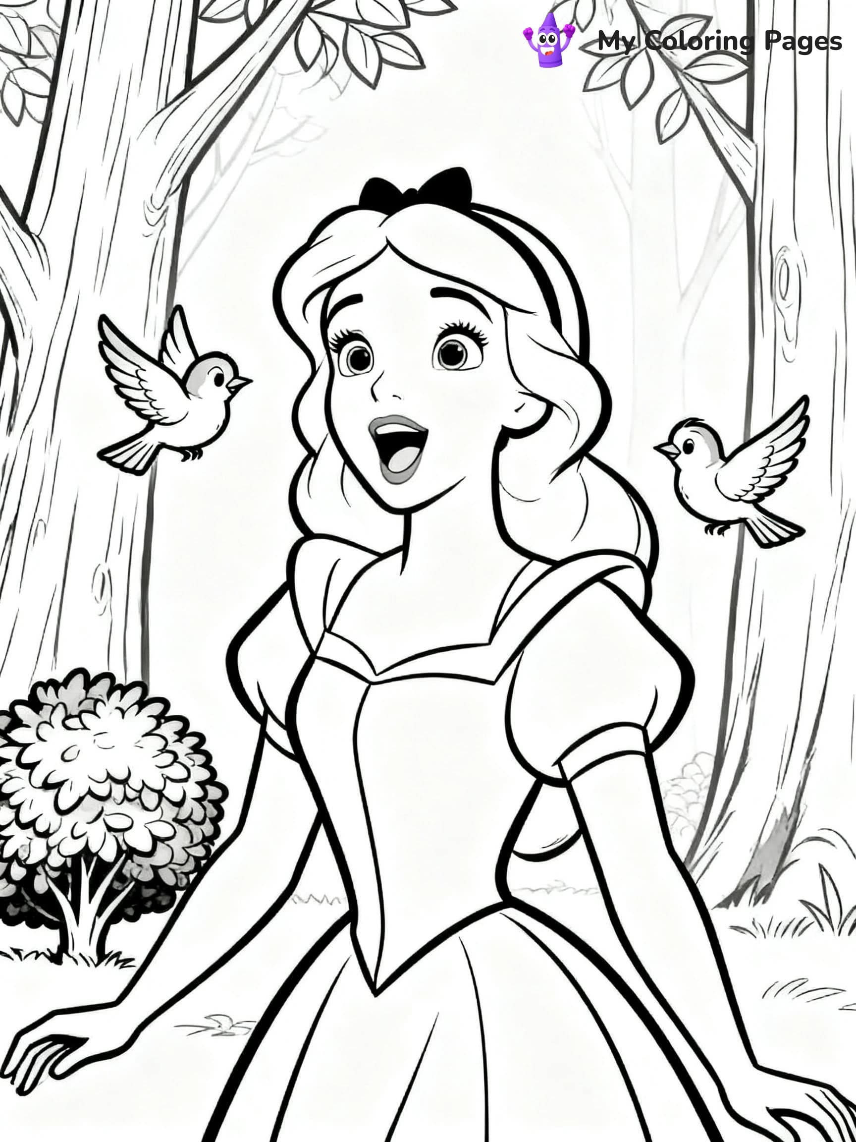 Princess Coloring Pages - 14