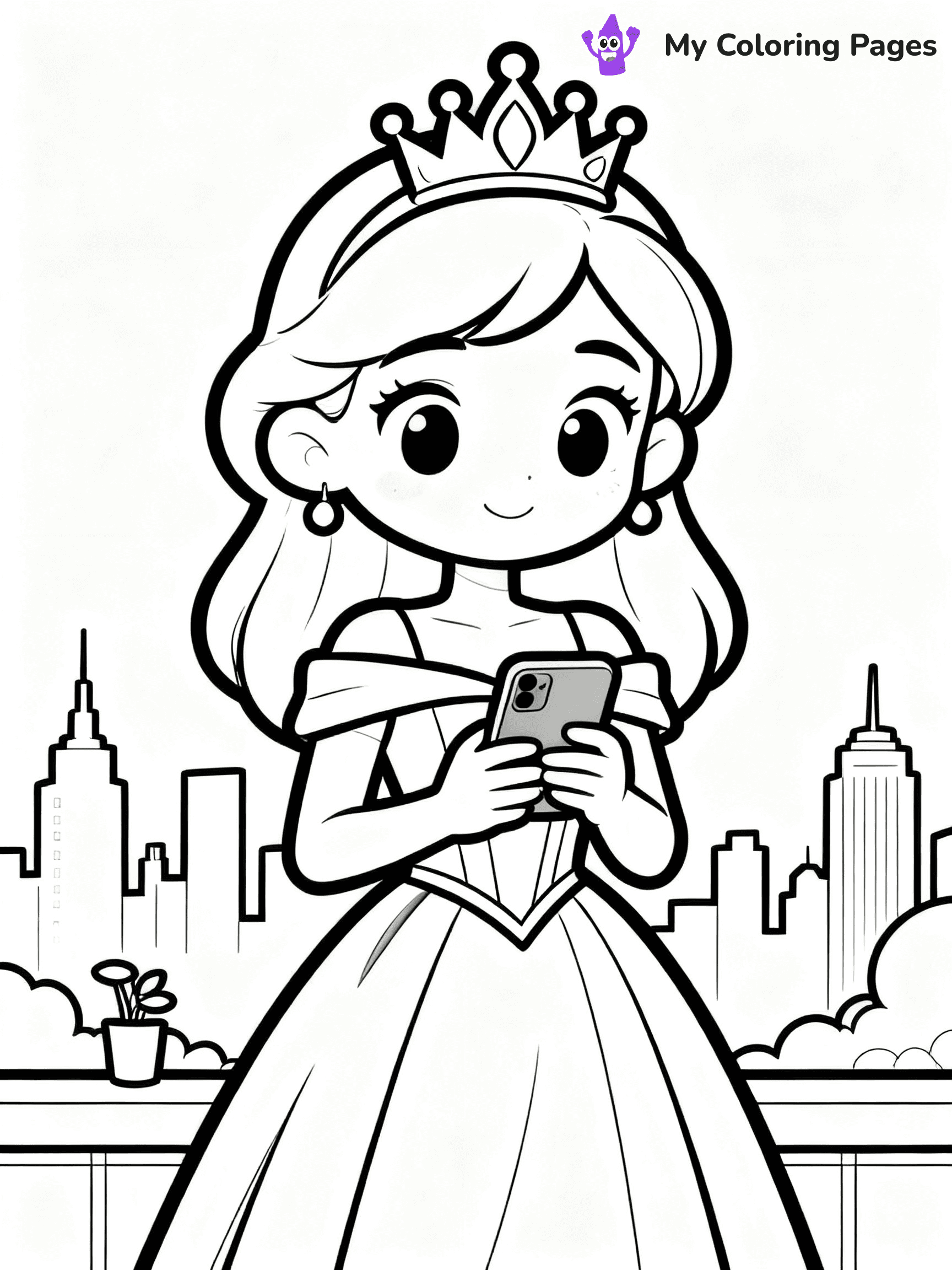 Princess Coloring Pages - 13