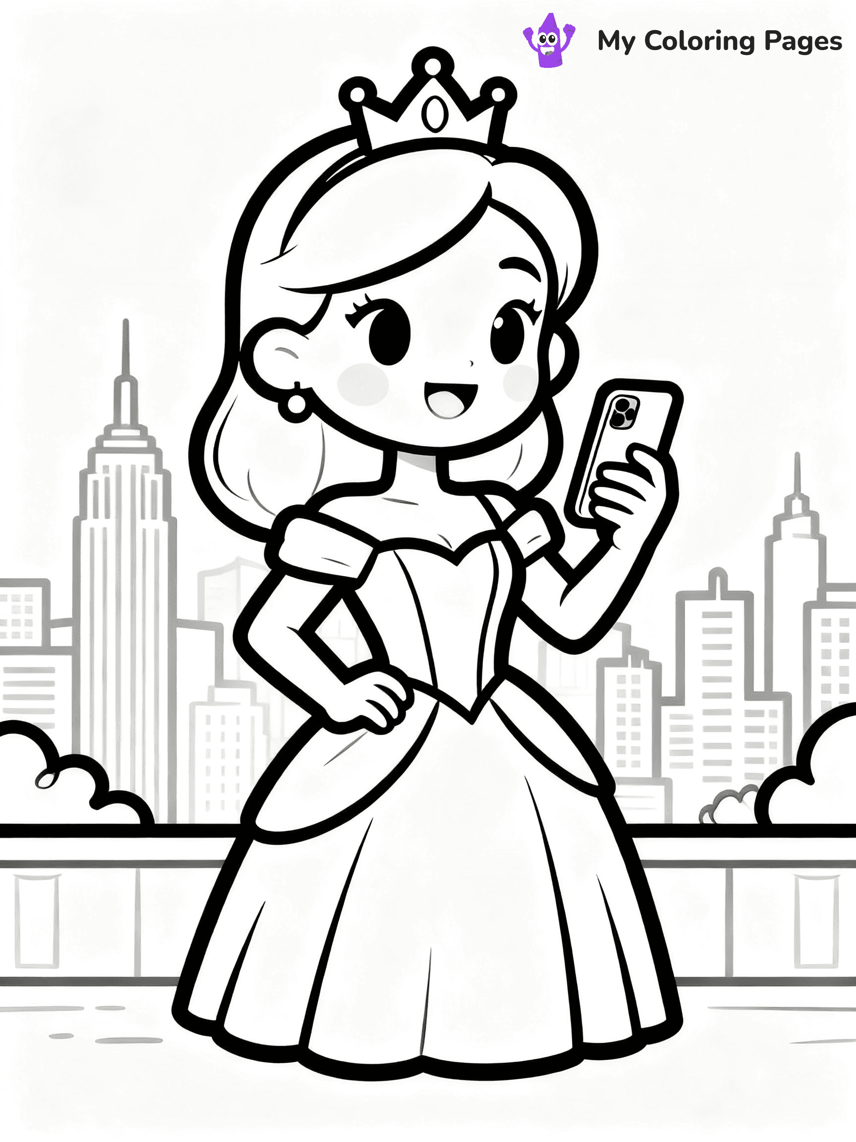 Princess Coloring Pages - 11