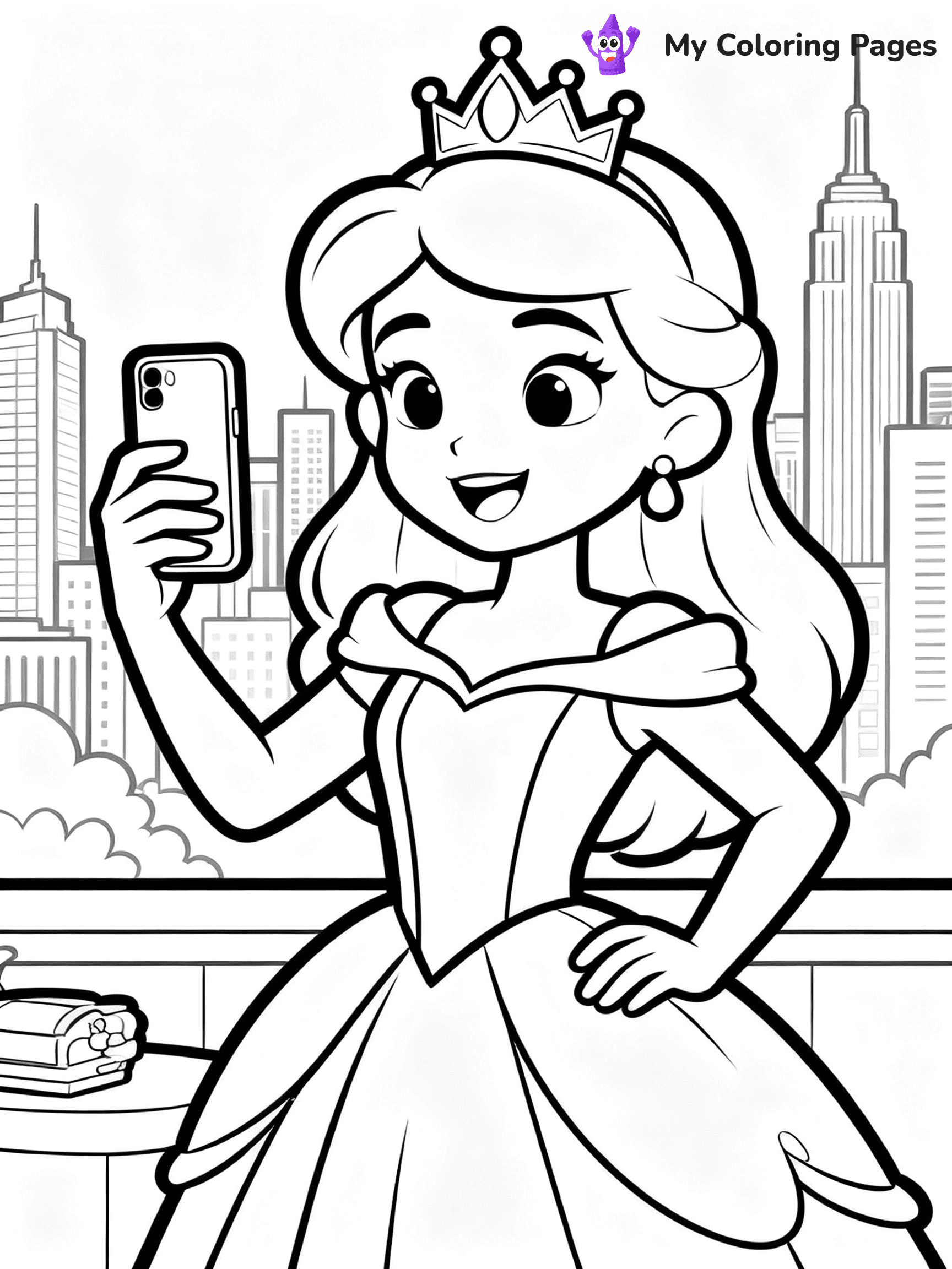 Princess Coloring Pages - 10