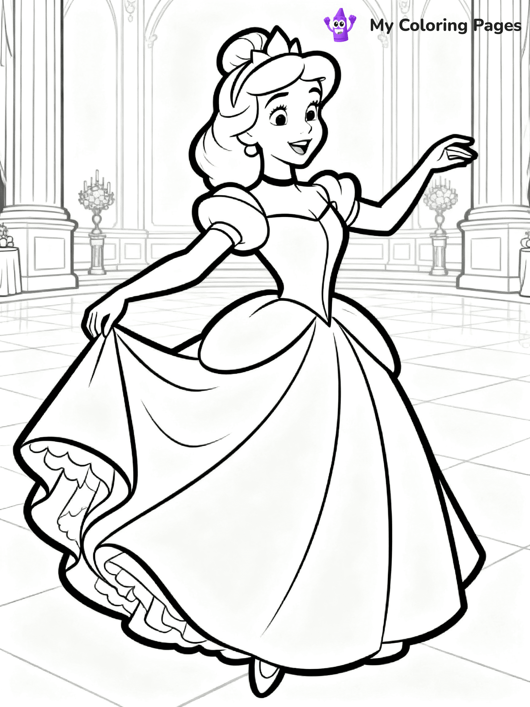 Princess Coloring Pages - 7