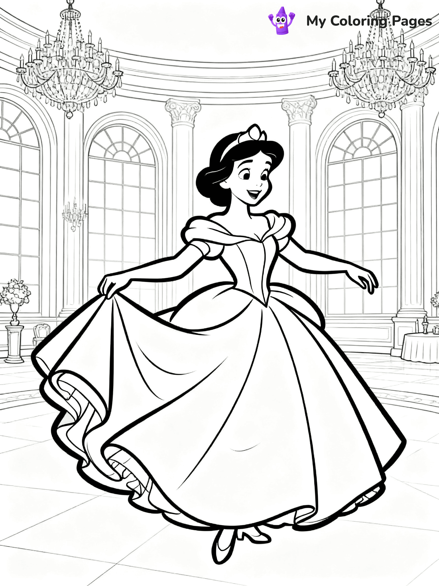 Princess Coloring Pages - 6