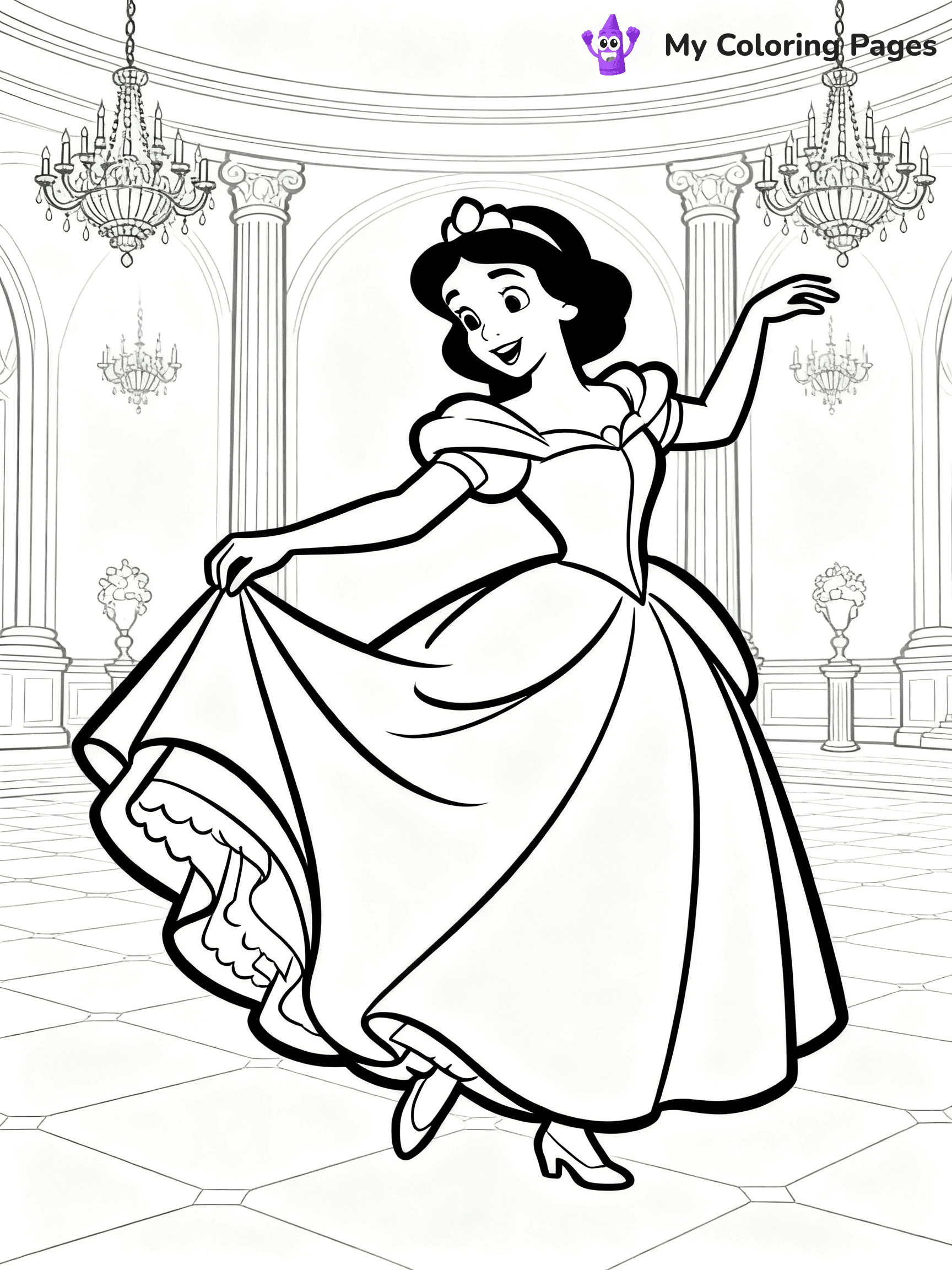 Princess Coloring Pages - 5