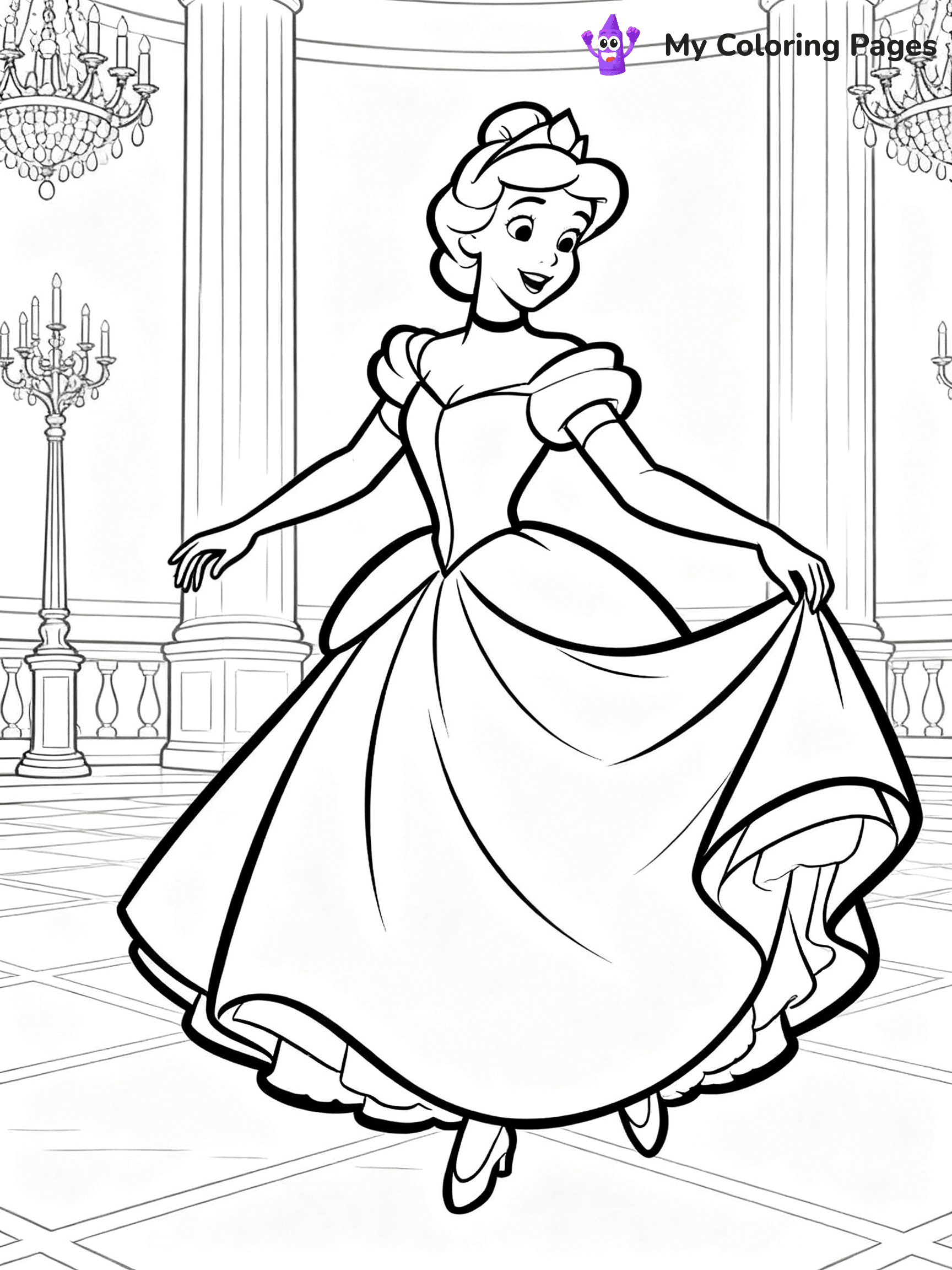 Princess Coloring Pages - 2