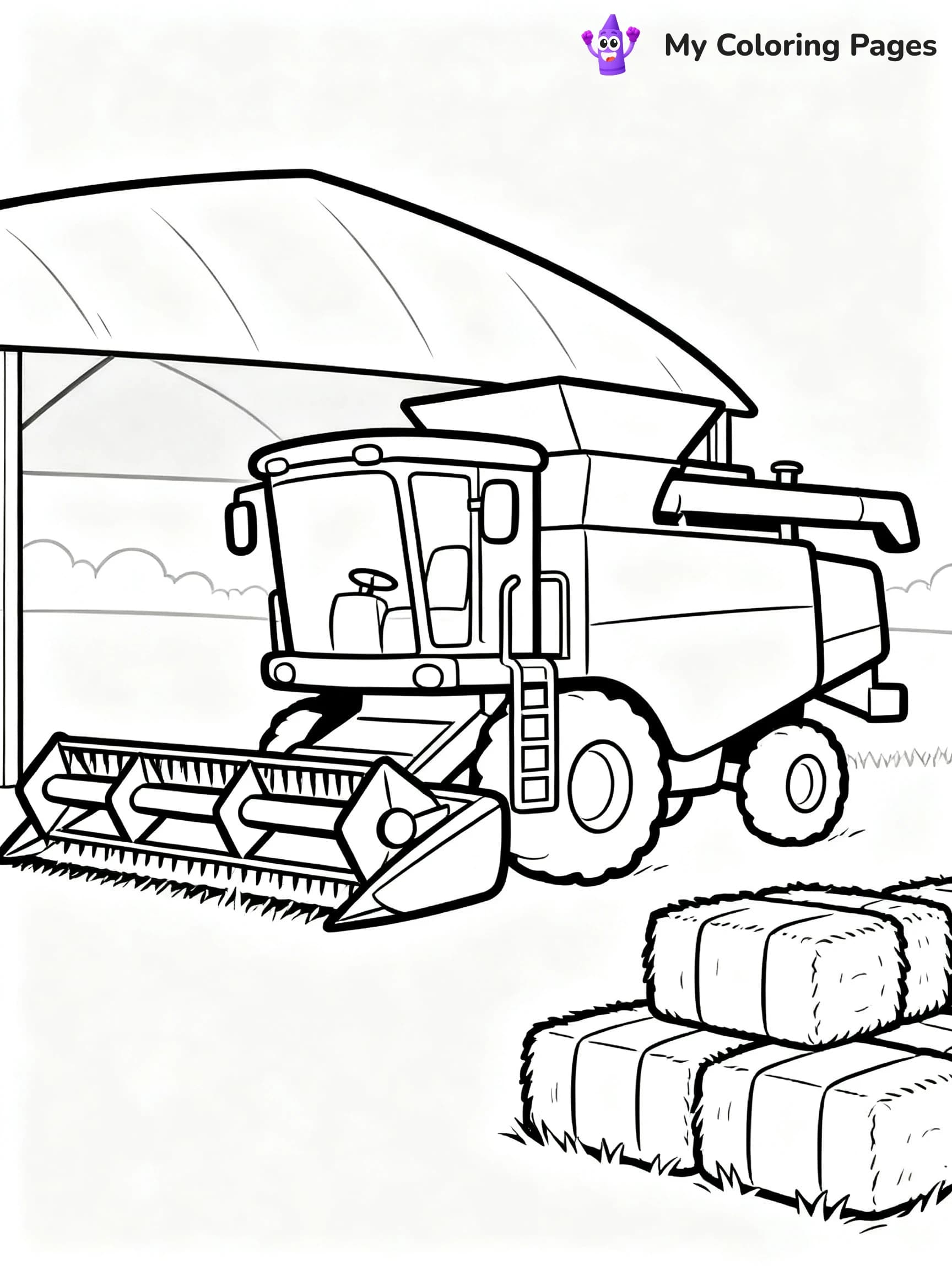 Combine Coloring Pages - 1
