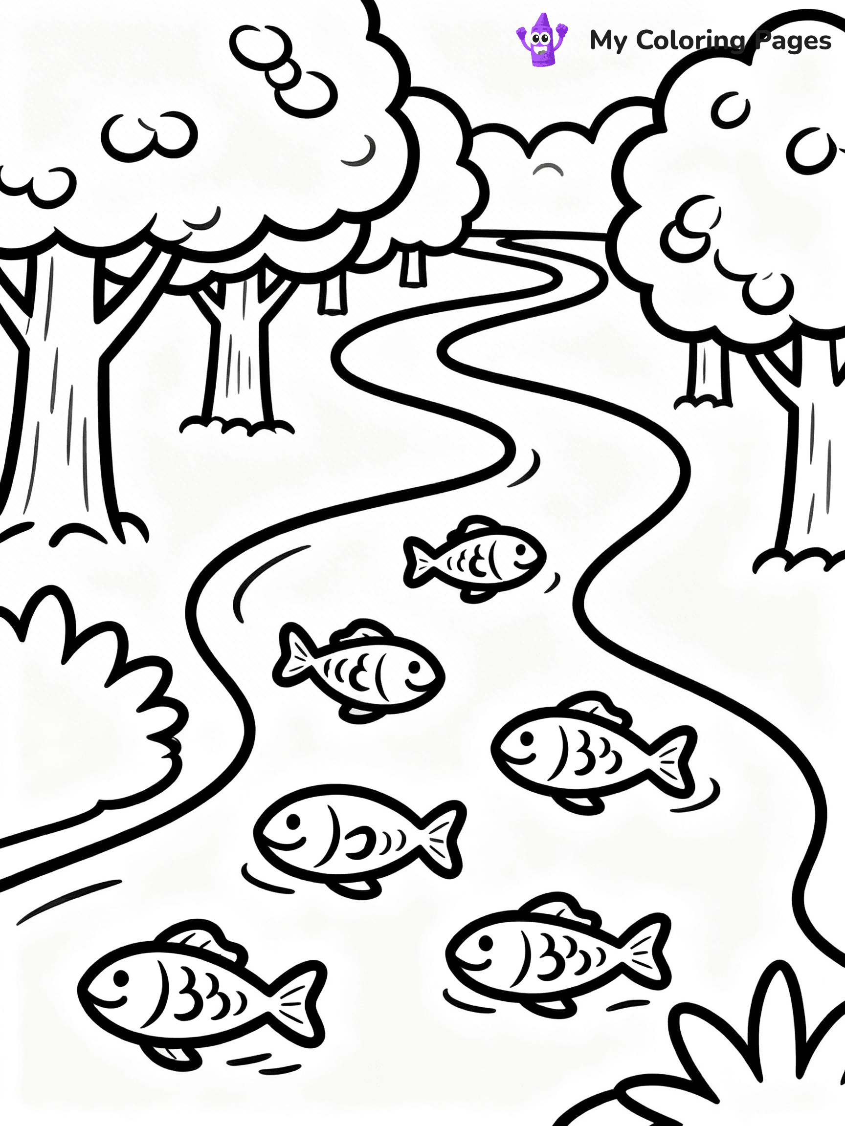 Nature Coloring Pages for Kids - 76
