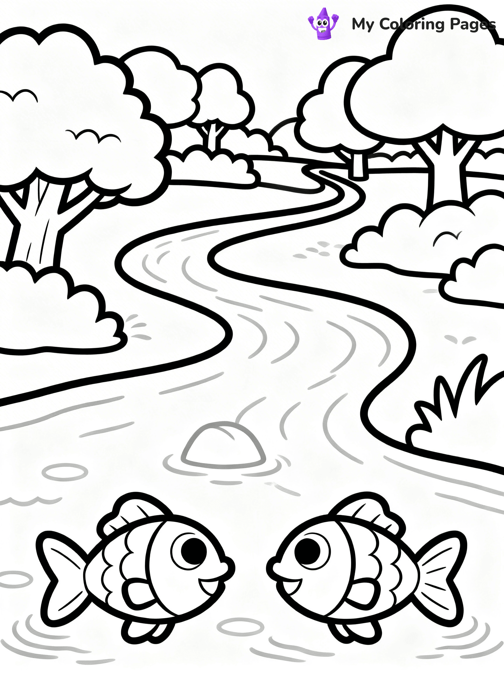 Nature Coloring Pages for Kids - 75