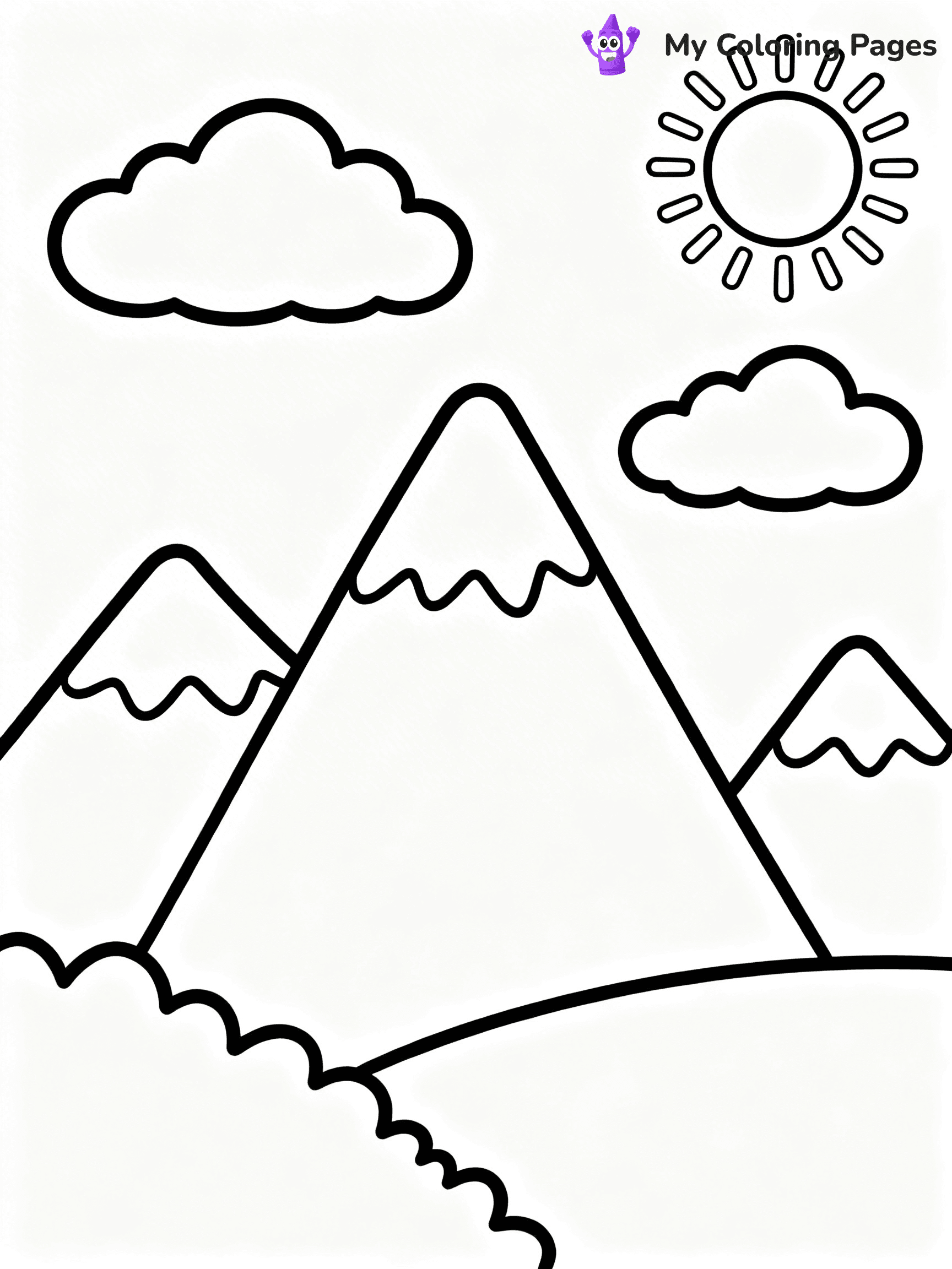 Nature Coloring Pages for Kids - 69