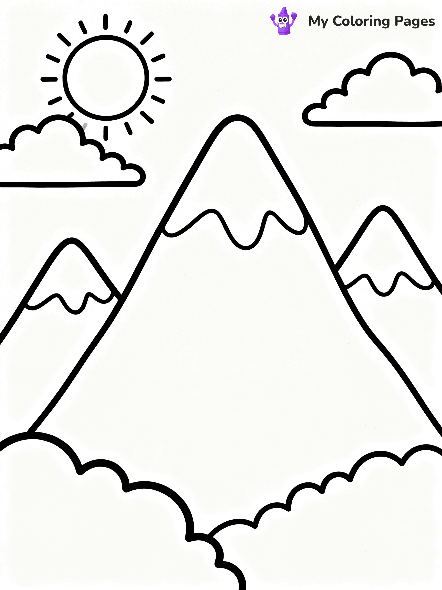 Nature Coloring Pages for Kids - 68