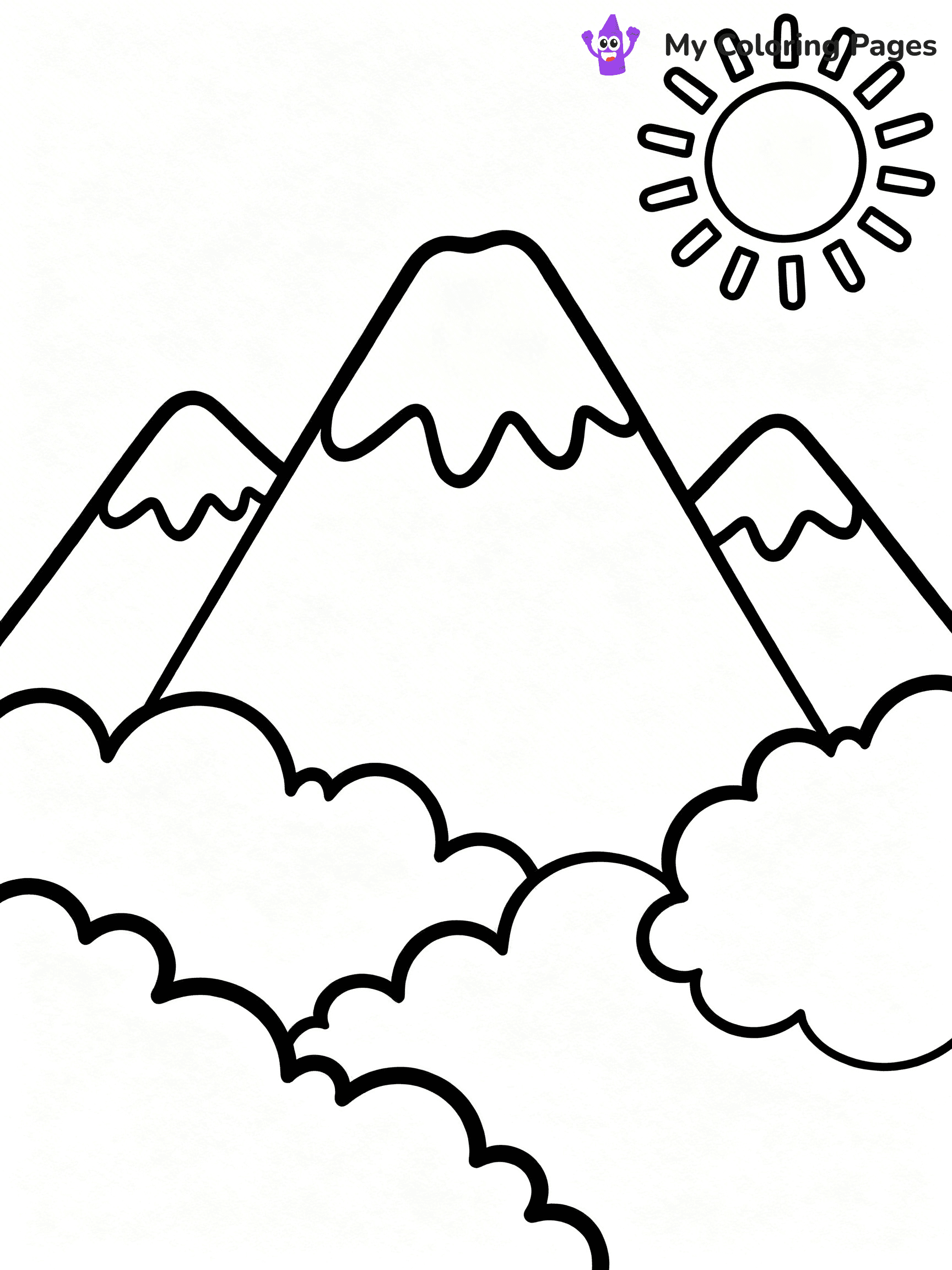 Nature Coloring Pages for Kids - 66
