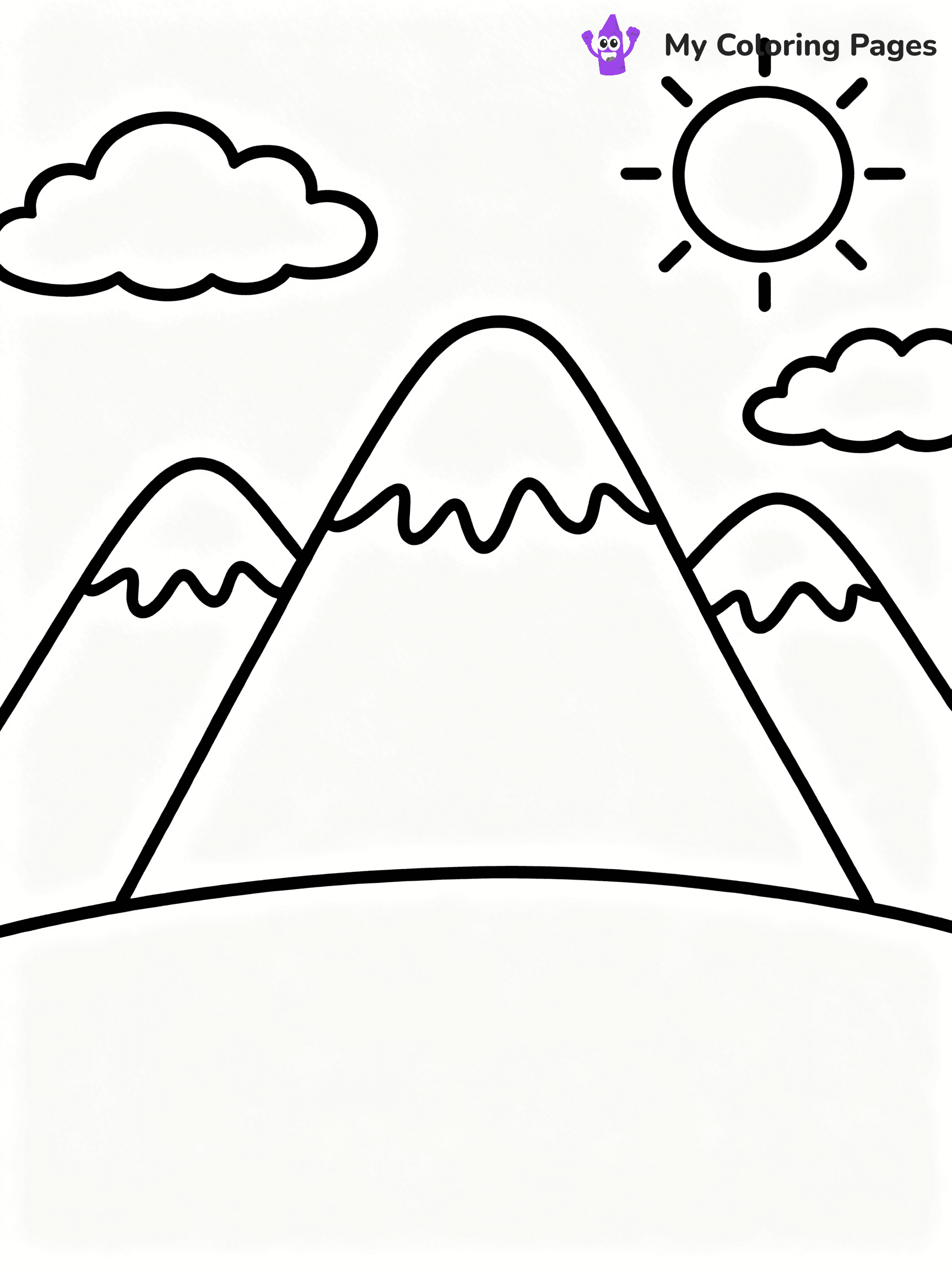 Nature Coloring Pages for Kids - 65