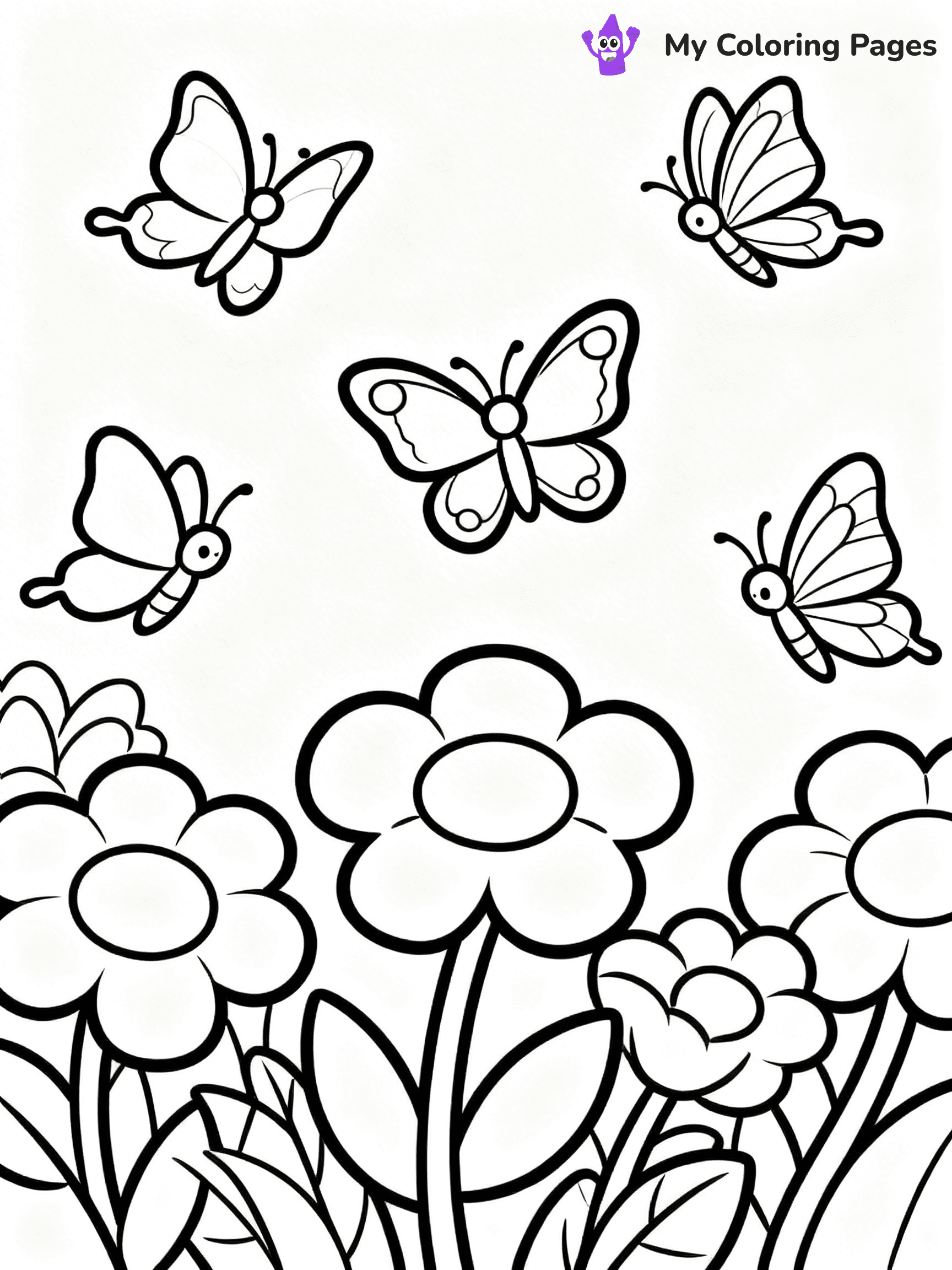 Nature Coloring Pages for Kids - 61